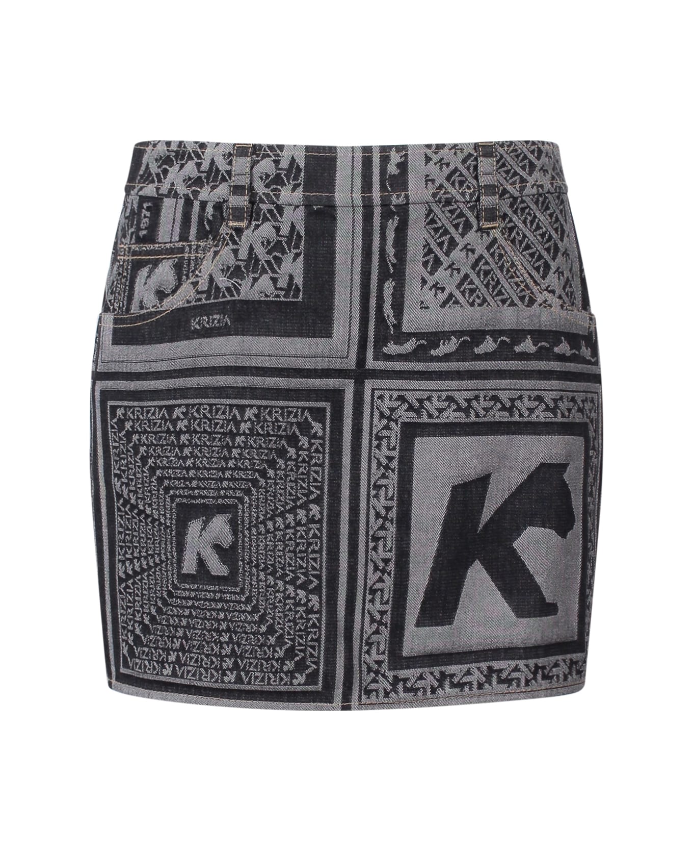 K Krizia Skirt - Black スカート