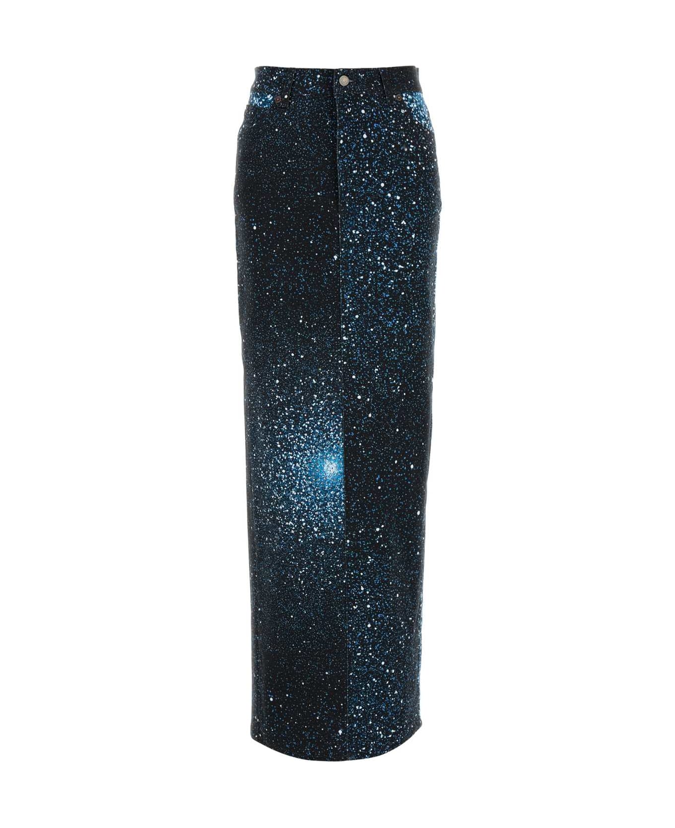 Giuseppe di Morabito Printed Denim Skirt - 89