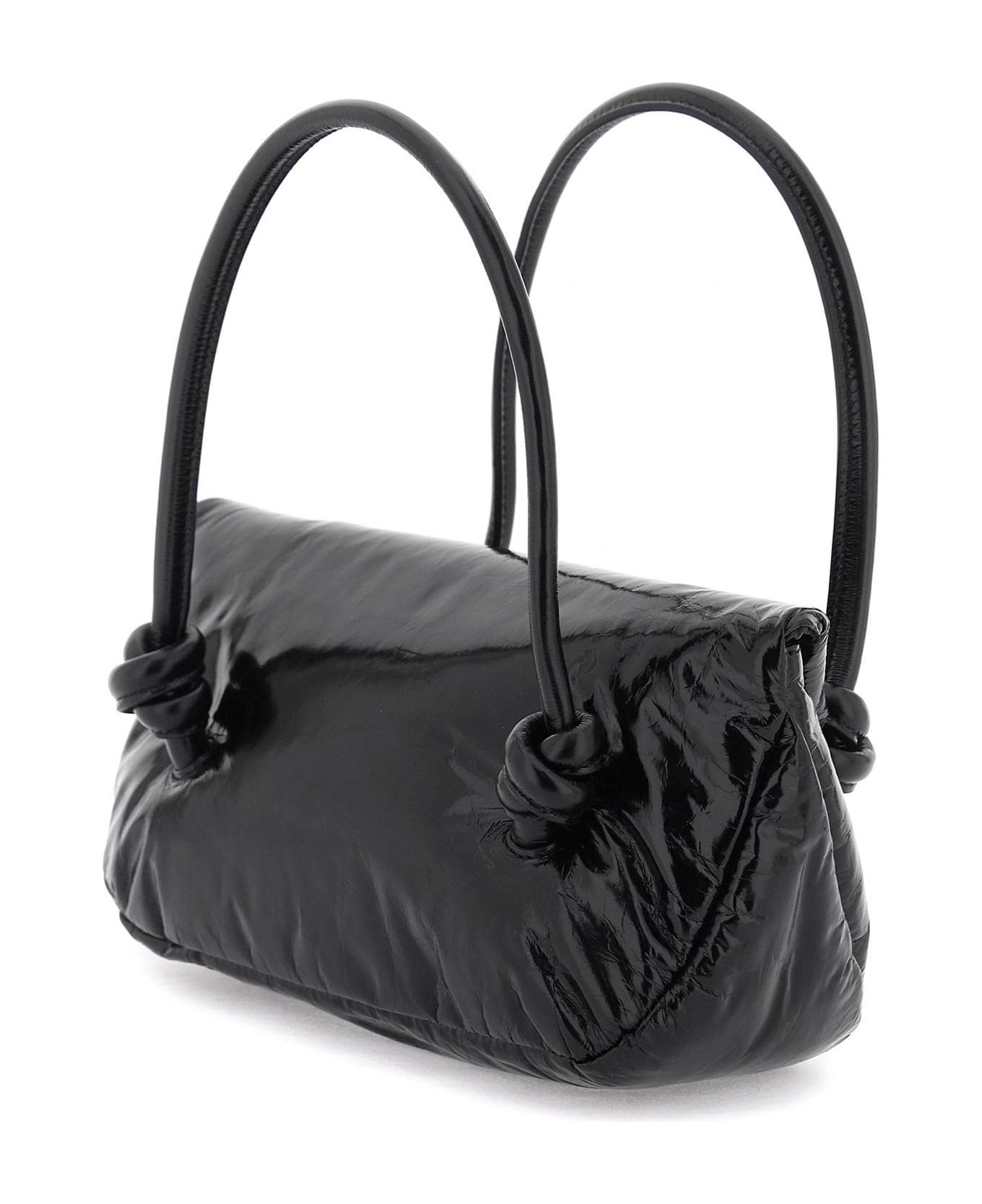 Jil Sander Patent Leather Small Shoulder Bag - BLACK (Black)