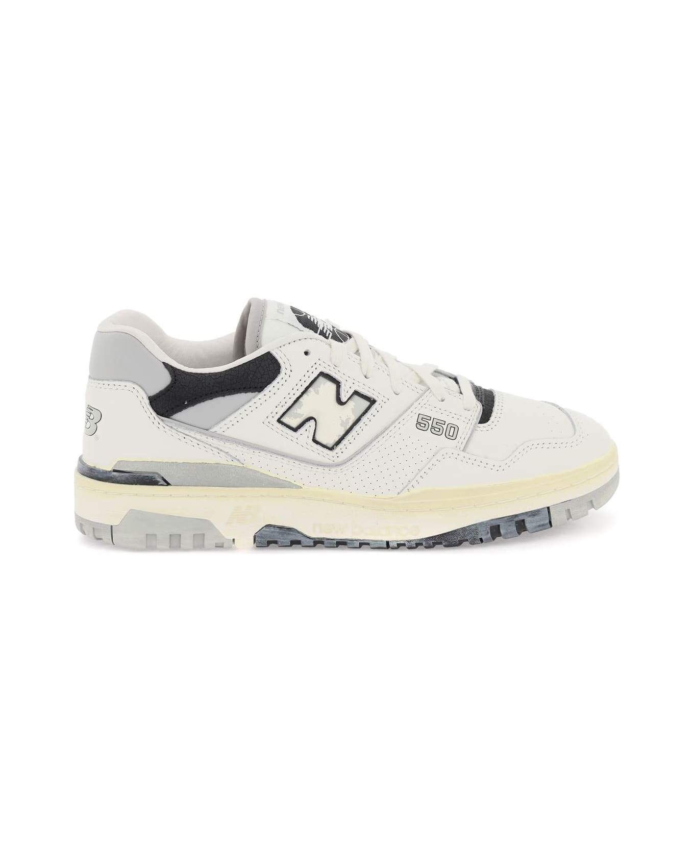 New Balance Vintage-effect 550 Sneakers - OFF WHITE GREY (White)