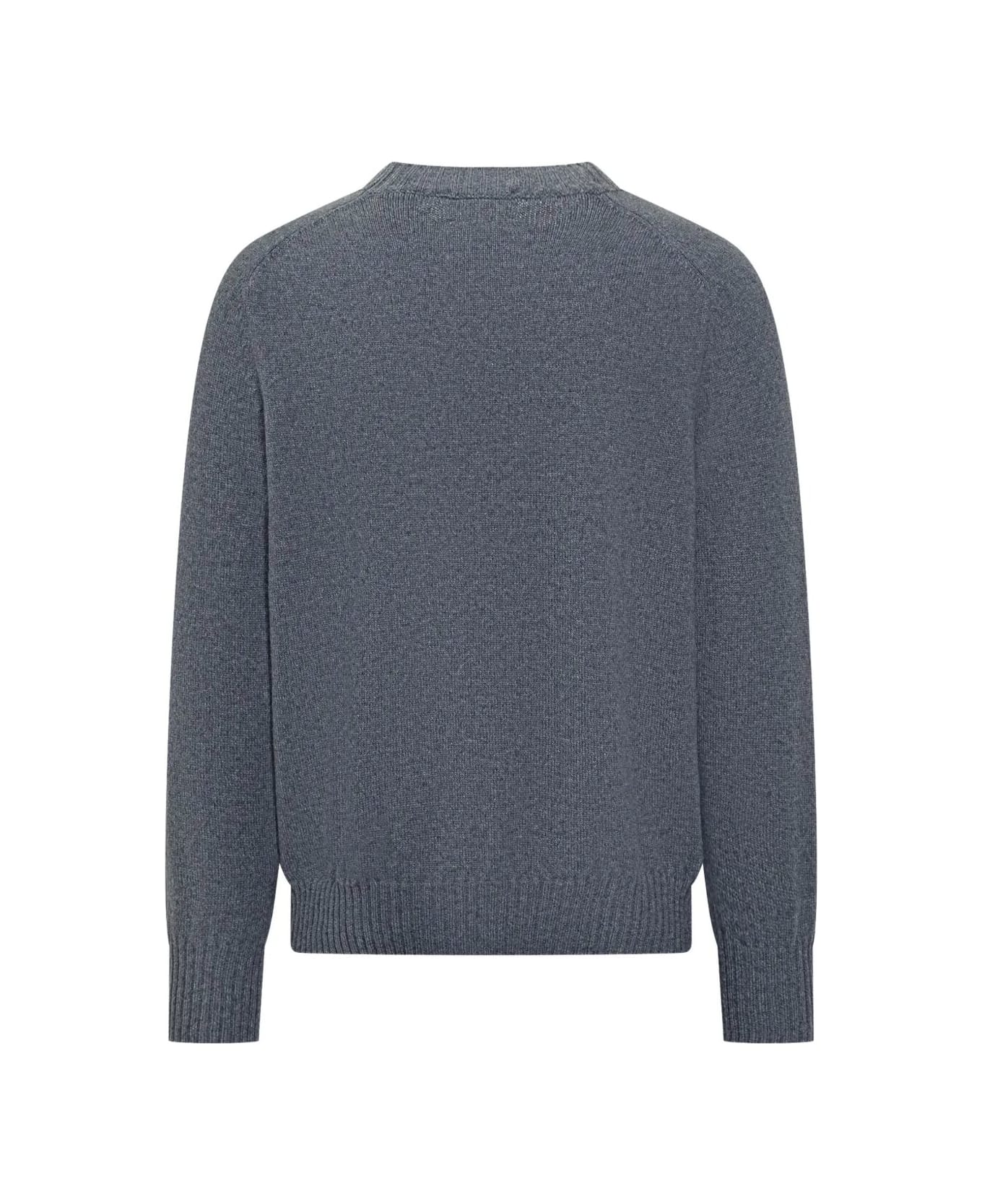 Malo Roundneck - Melange Blue