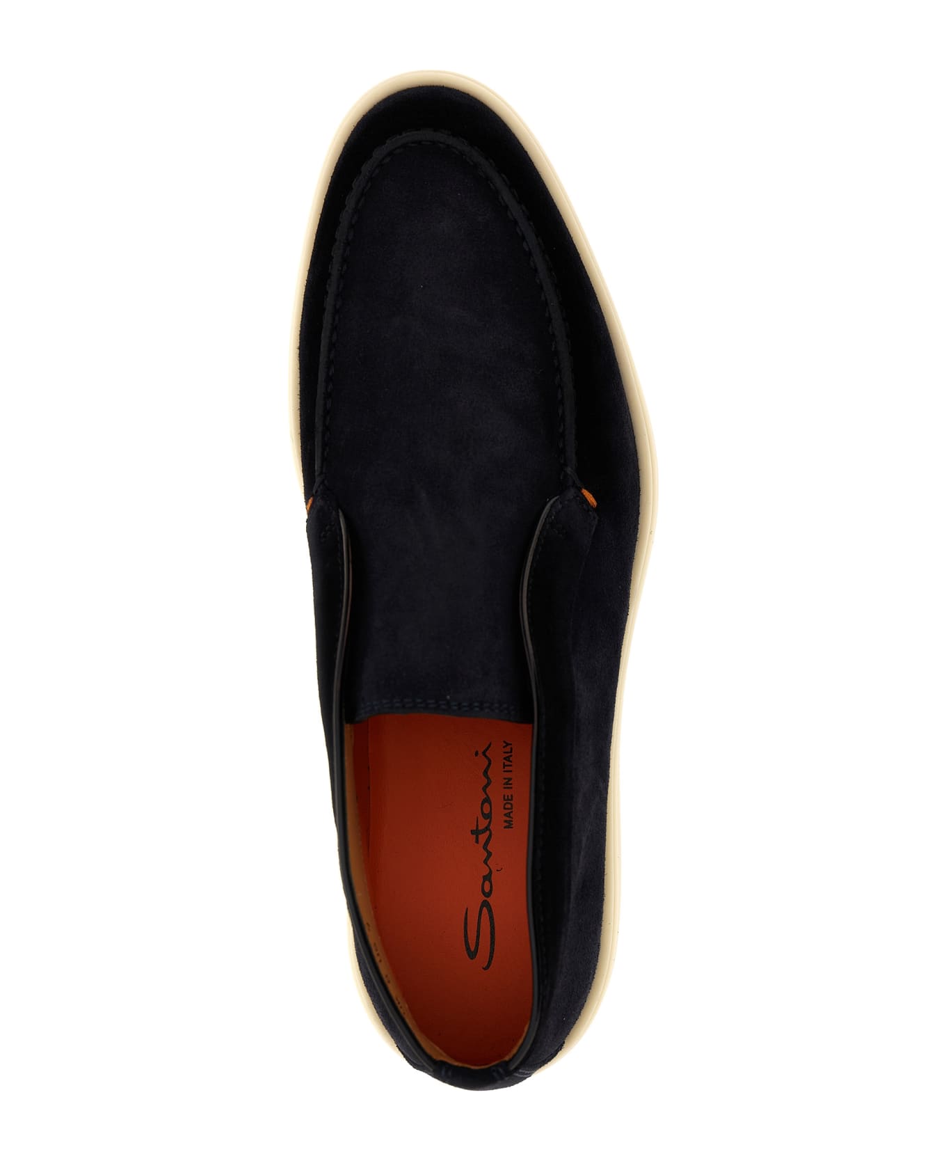 Santoni Suede Boots - Blue