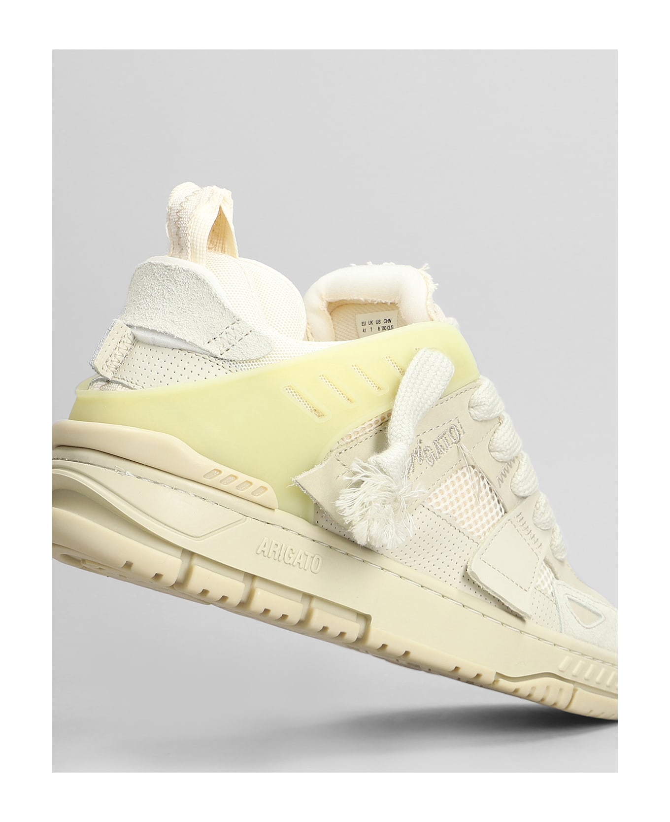 Axel Arigato Area Patchwork Sneakers In Beige Suede And Fabric - NEUTRALS スニーカー
