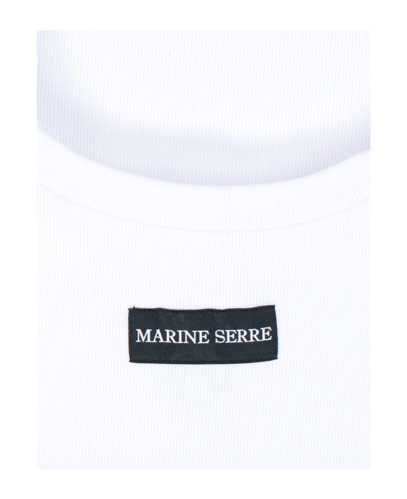 Marine Serre Logo Tank Top - White