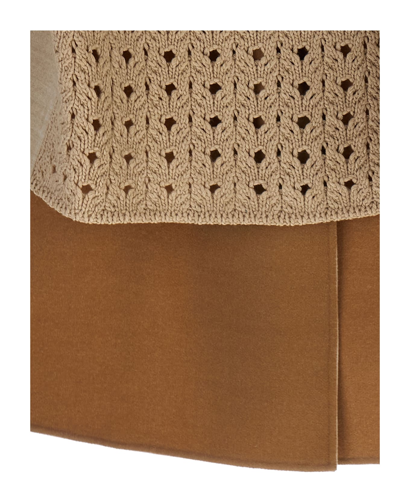 Fabiana Filippi Tricot Wool Vest - Beige