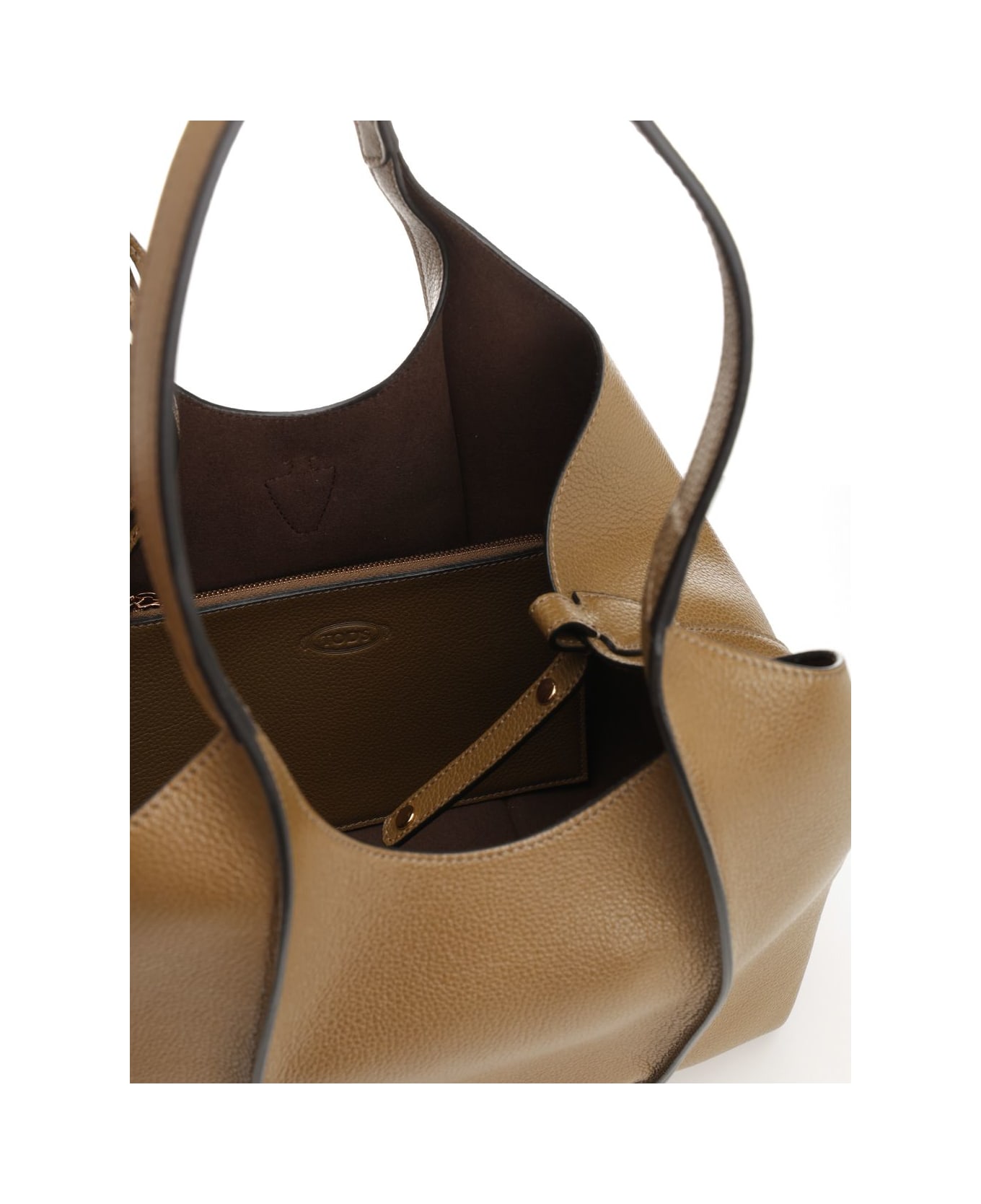 Tod
s 
t Timeless
 Small Shopping Bag - BROWN