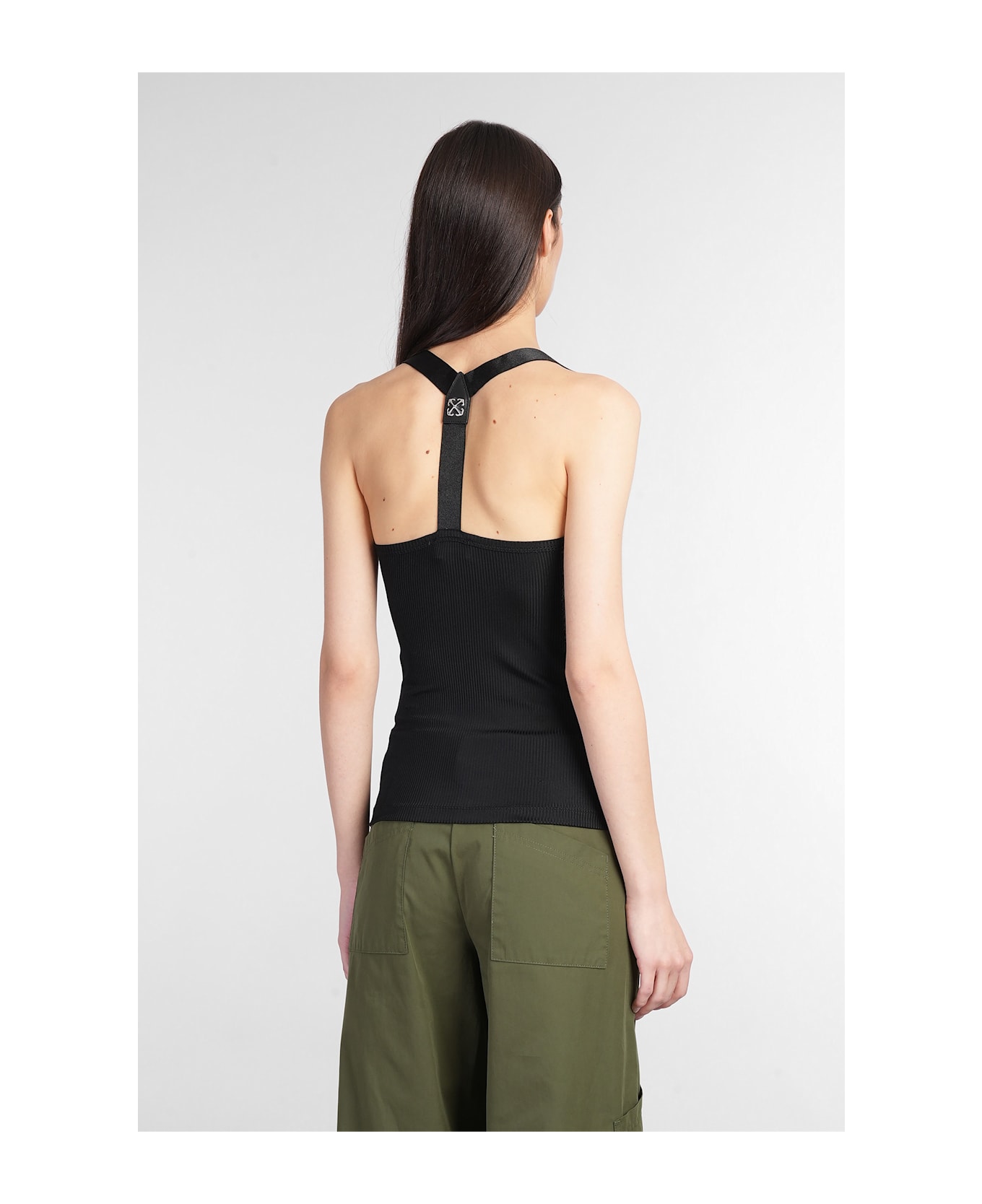 Off-White Topwear In Black Viscose - black