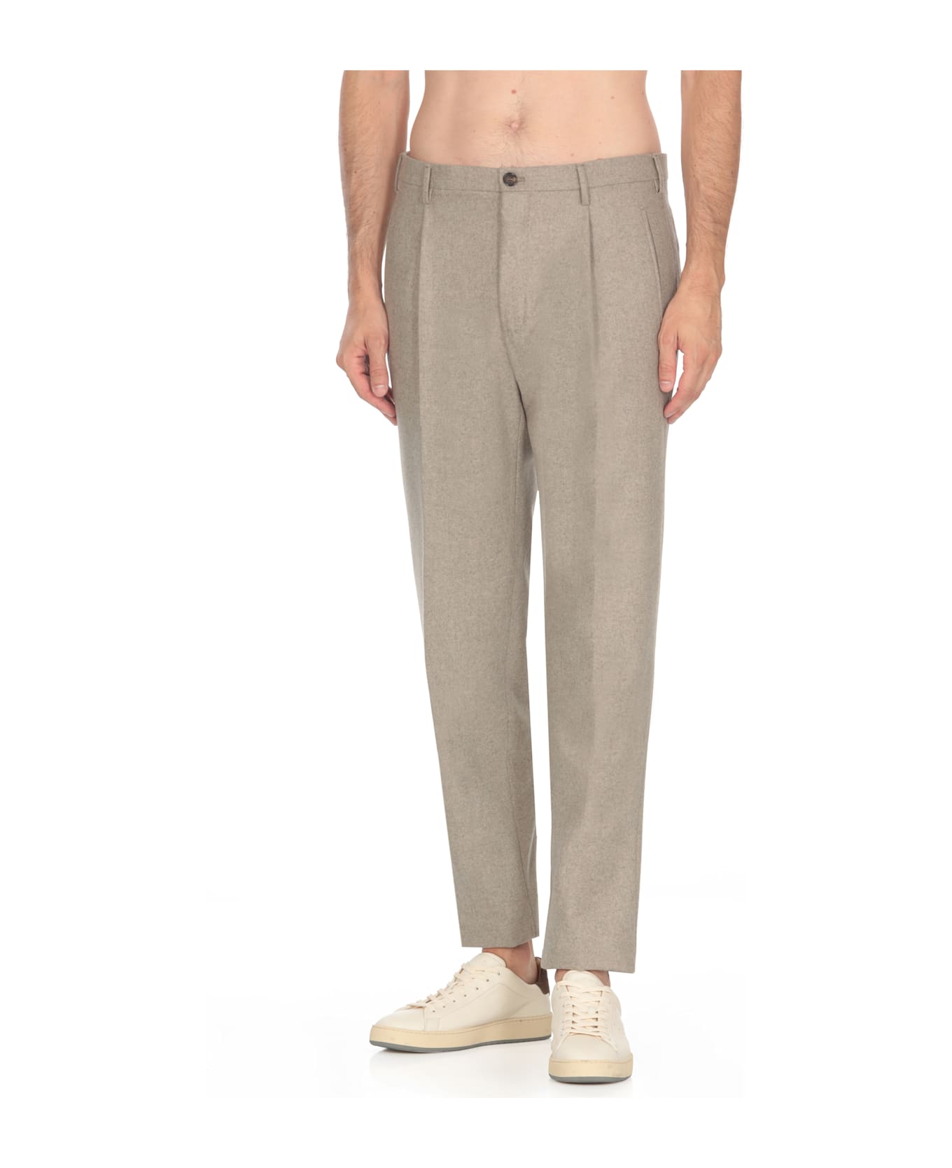 Incotex Virgin Wool Pants - Grey