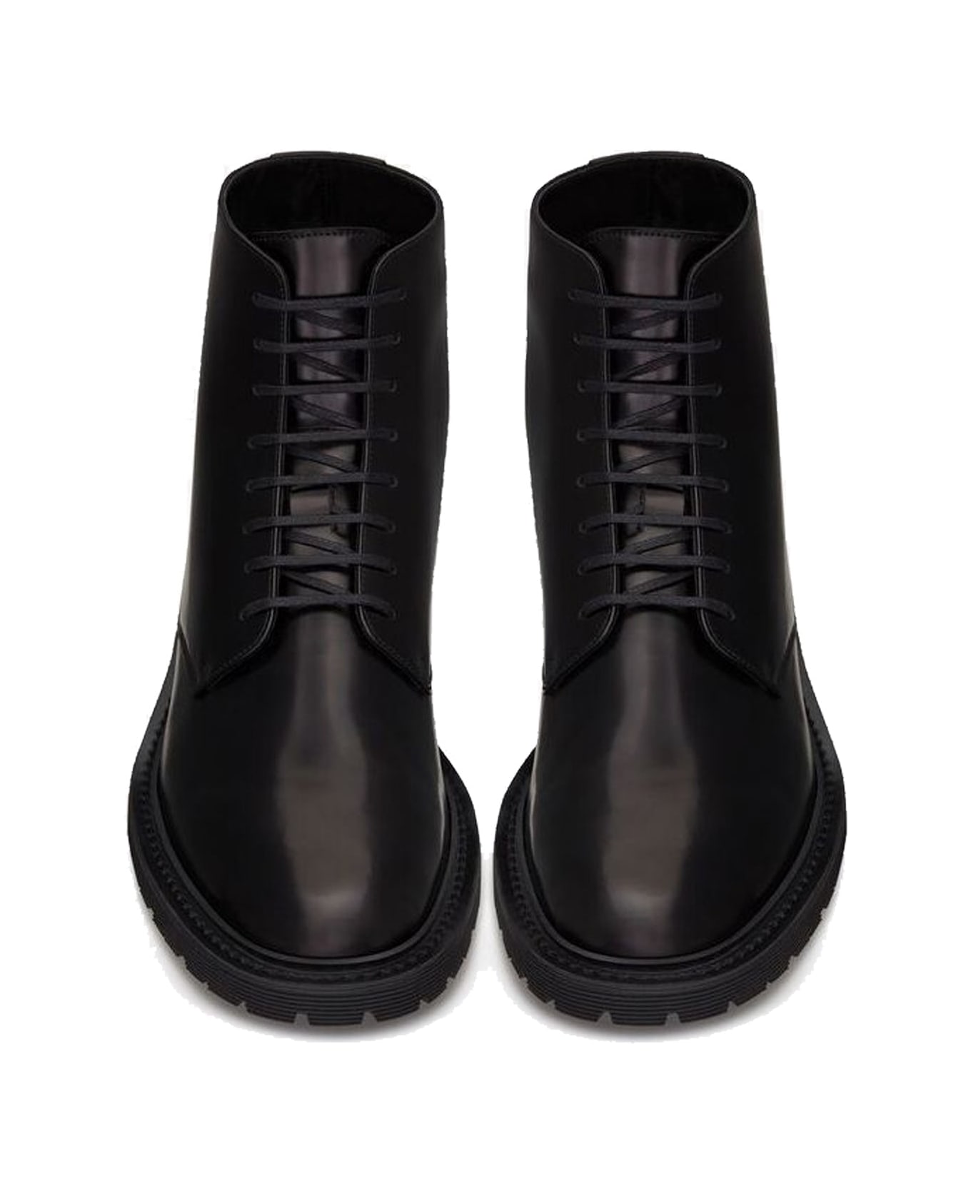 Saint Laurent Army Leather Boots - Black