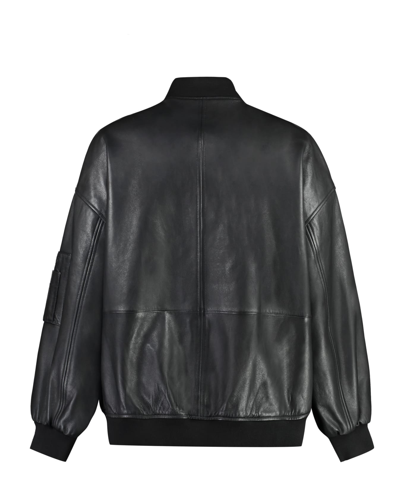 Pinko Monterosi Leather Jacket - black