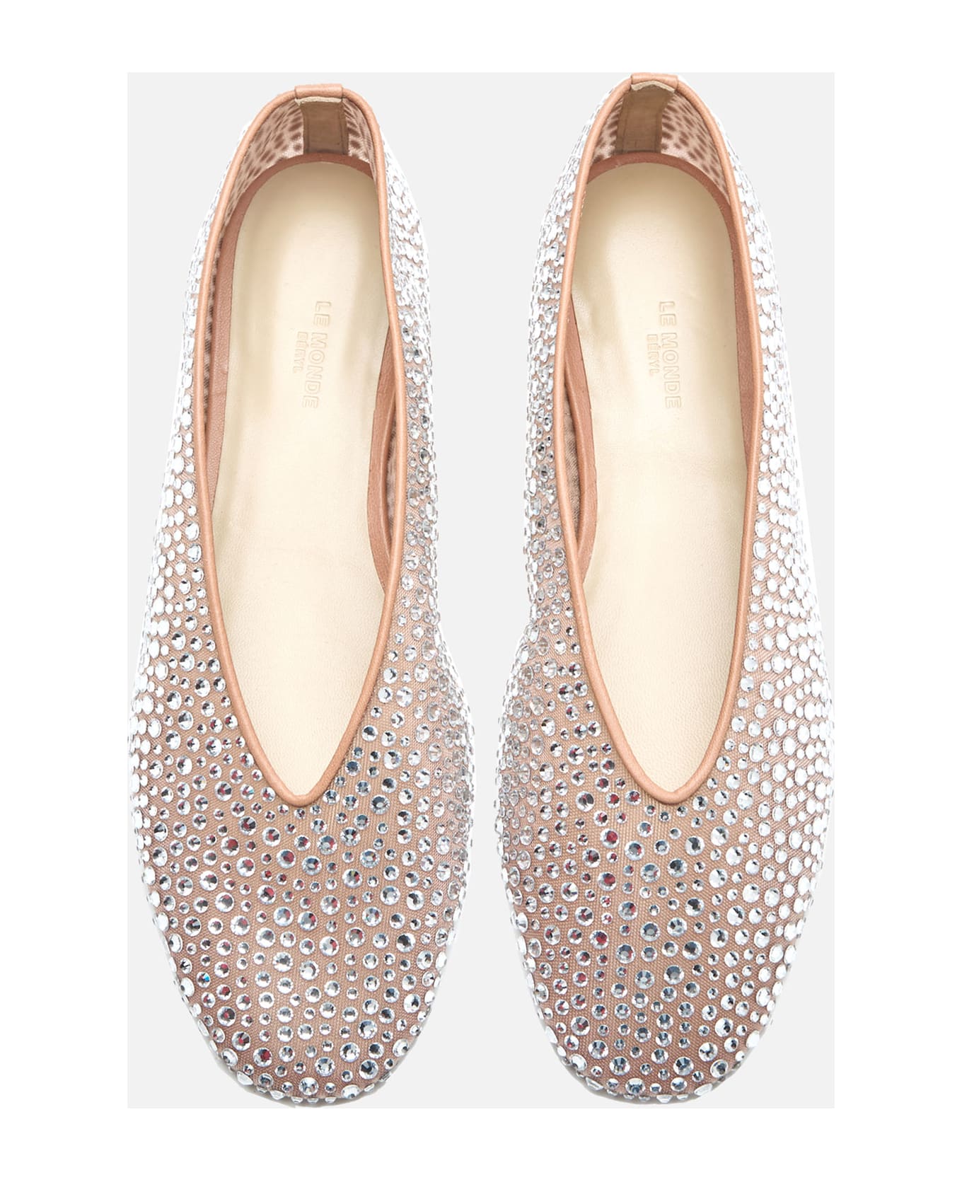 Le Monde Beryl Luna Slipper Crystal - Beige