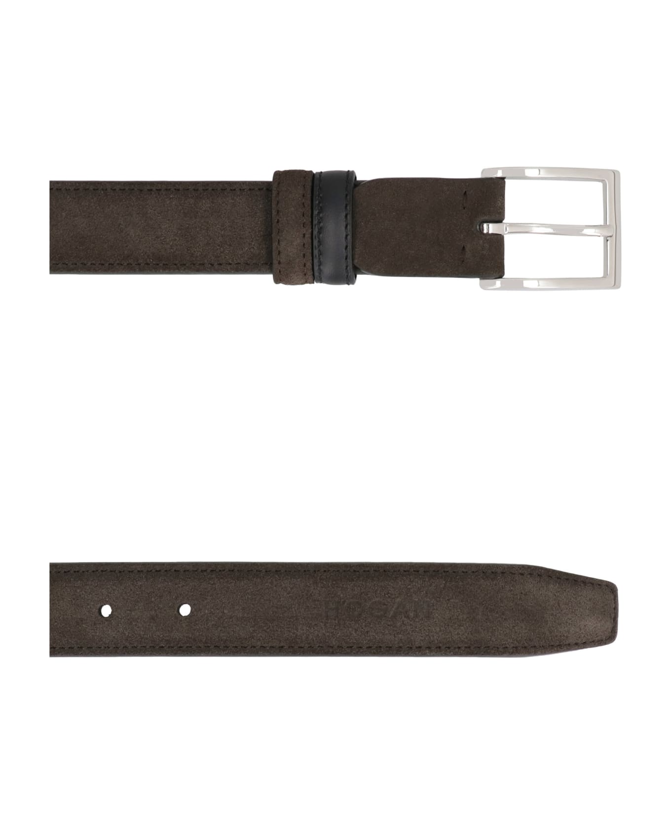 Hogan Suede Belt - brown