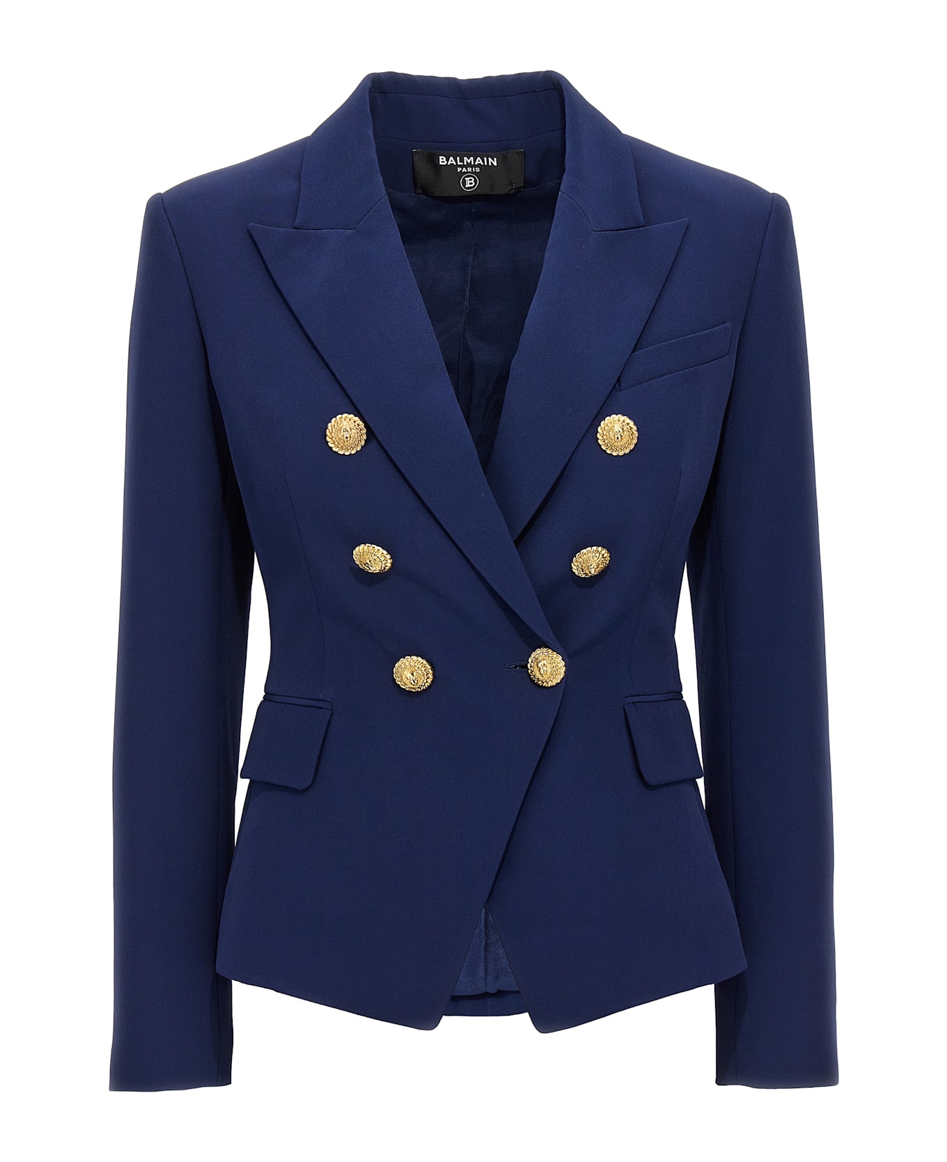 Balmain 'chiocciola' Blazer - Blue