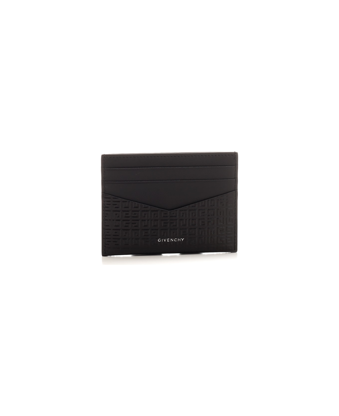 Givenchy 4g Leather Card Holder - NERO