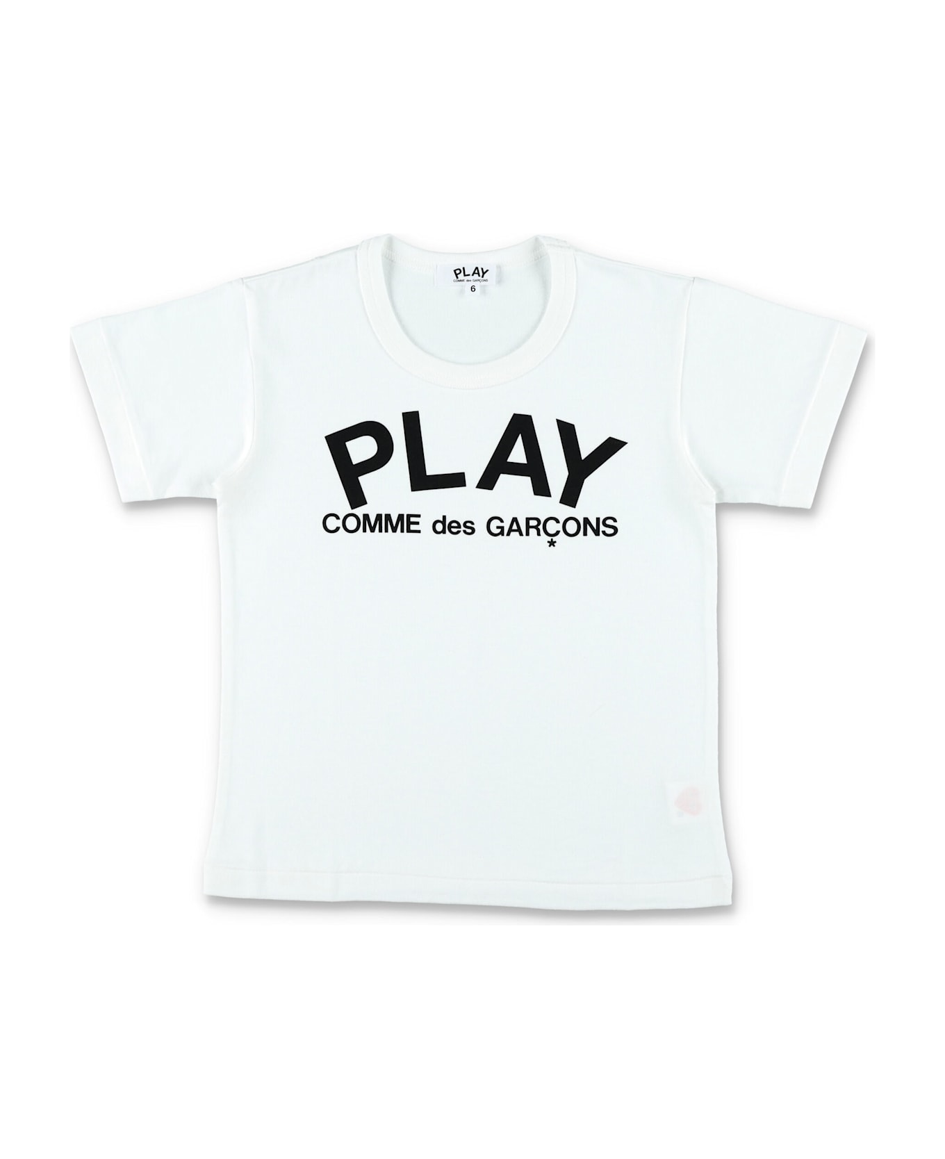 Comme des Garçons Play Kid - Logo T-shirt - WHITE