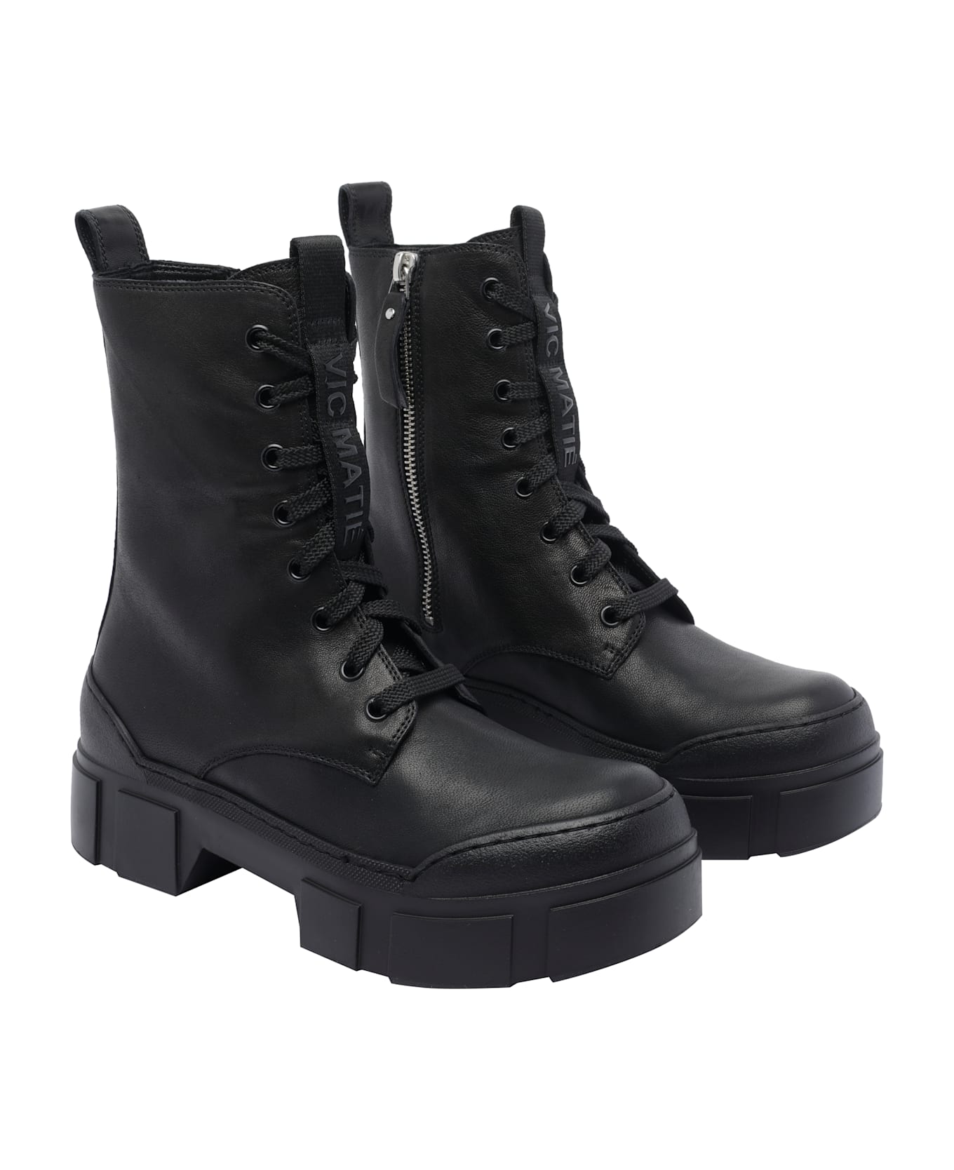 Vic Matié Rock Booties - Black