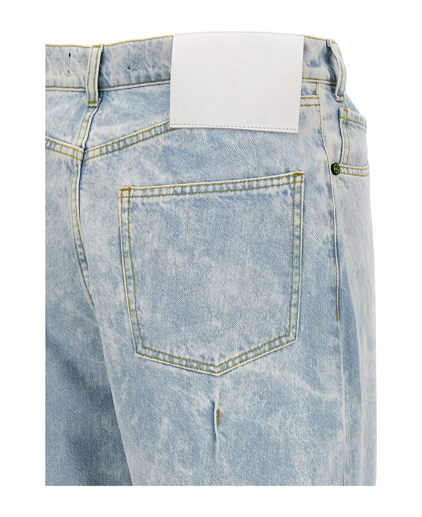 Barrow Stitching Detail Jeans - Light Blue デニム