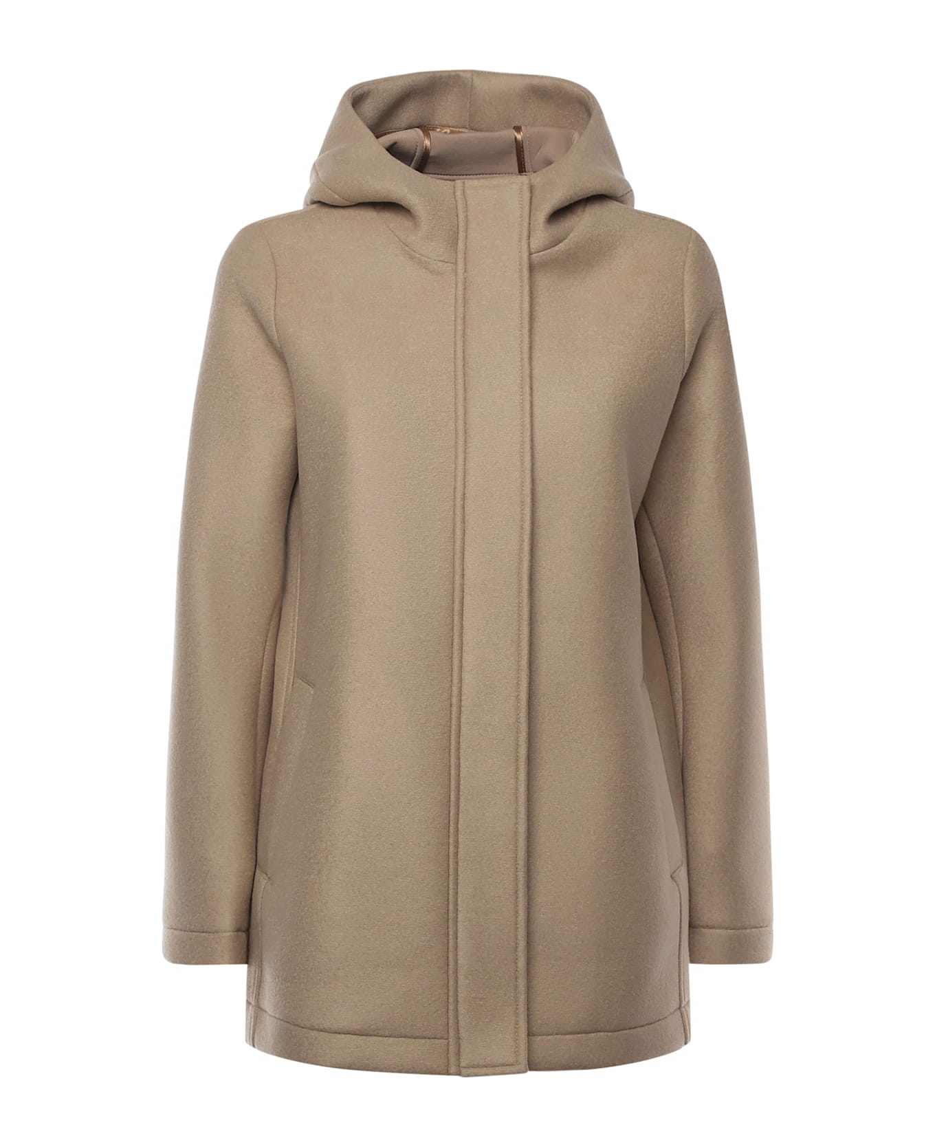 Colmar Hooded Coat - Beige