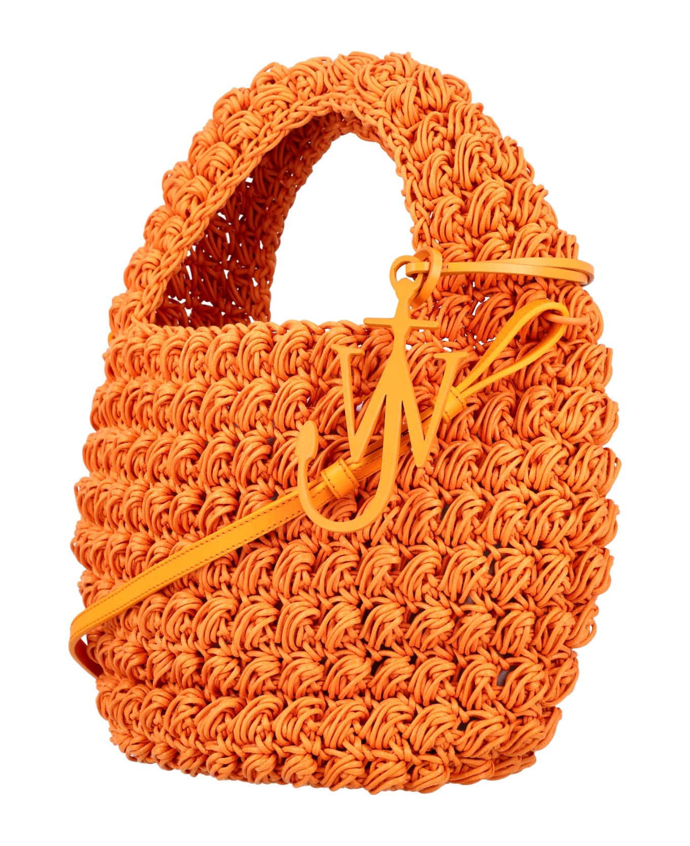 J.W. Anderson Popcorn Basket Bag - ORANGE