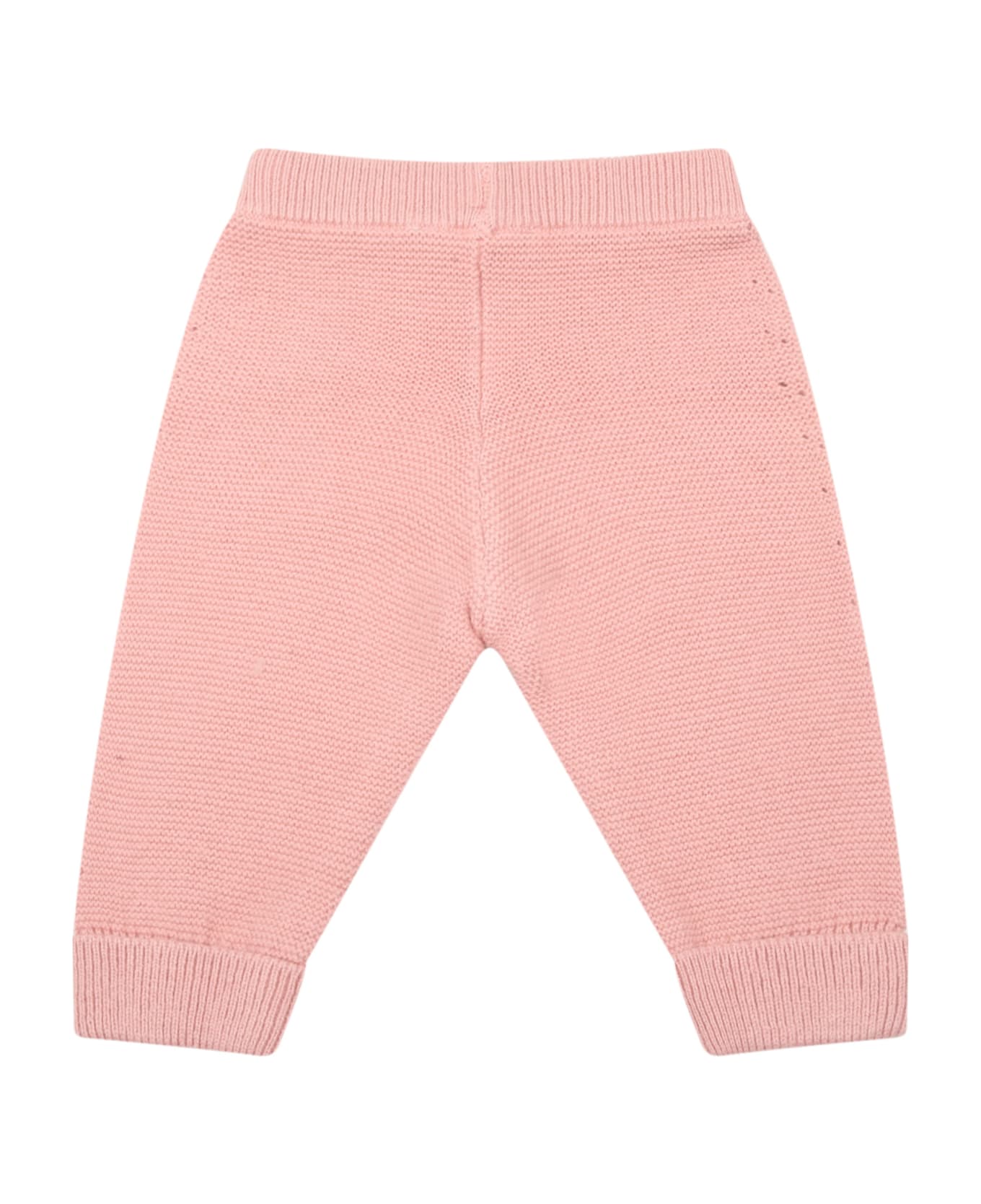 Tartine et Chocolat Pink Trousers For Baby Girl With Logo - Pink