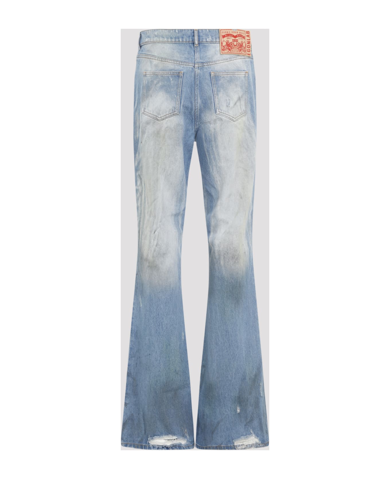 【EGONLAB】SAMY WIDE LEG DENIM ROUILLE AW 24 EGONLAB / Samy Wide Leg Denim Rouille - Road Sign