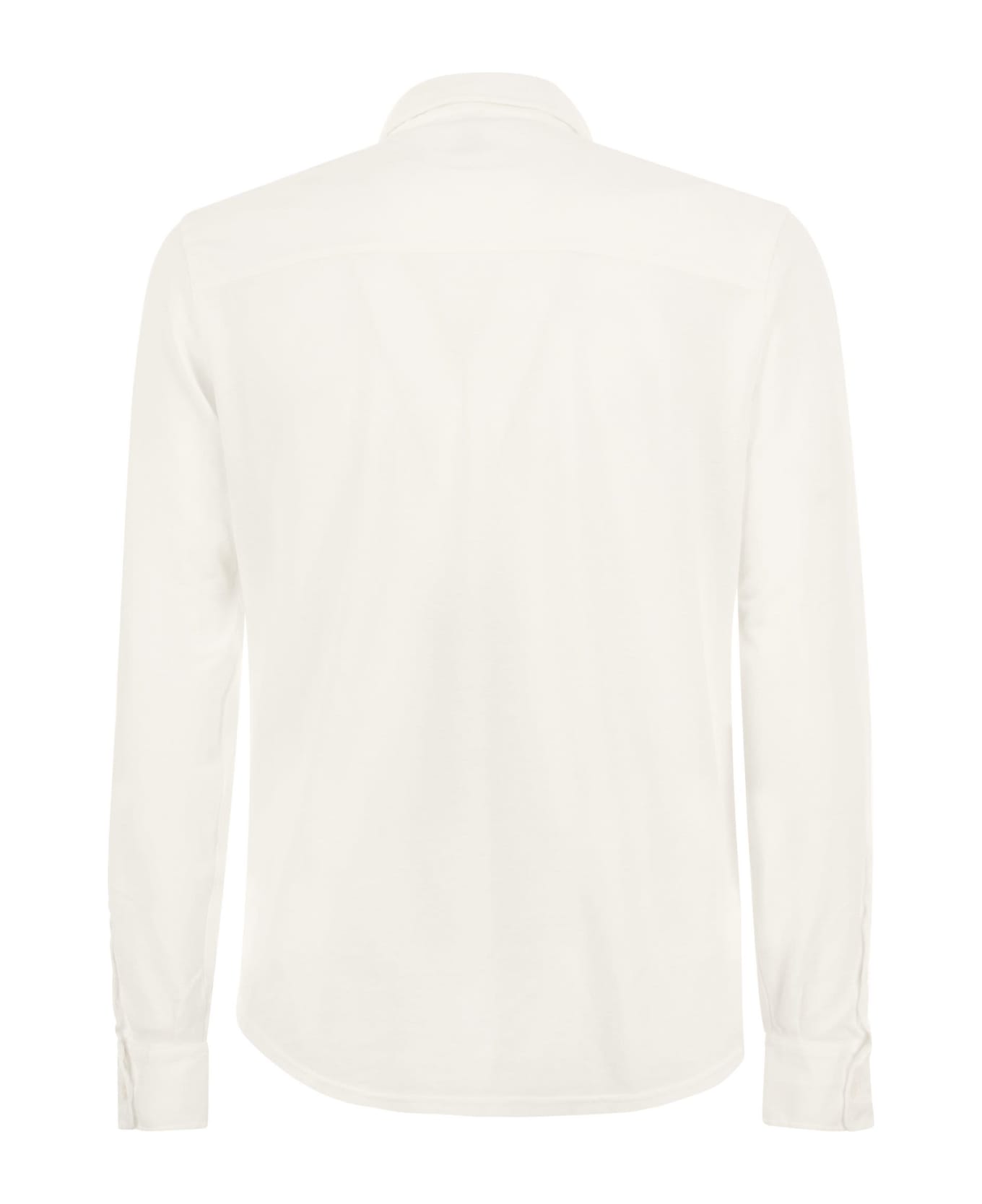 Tシャツ・カットソー Fedeli SS23 ROBERT - Cotton pique shirt (6UEF0123 87) Fedeli Robert - Cotton Piqué Shirt | italist