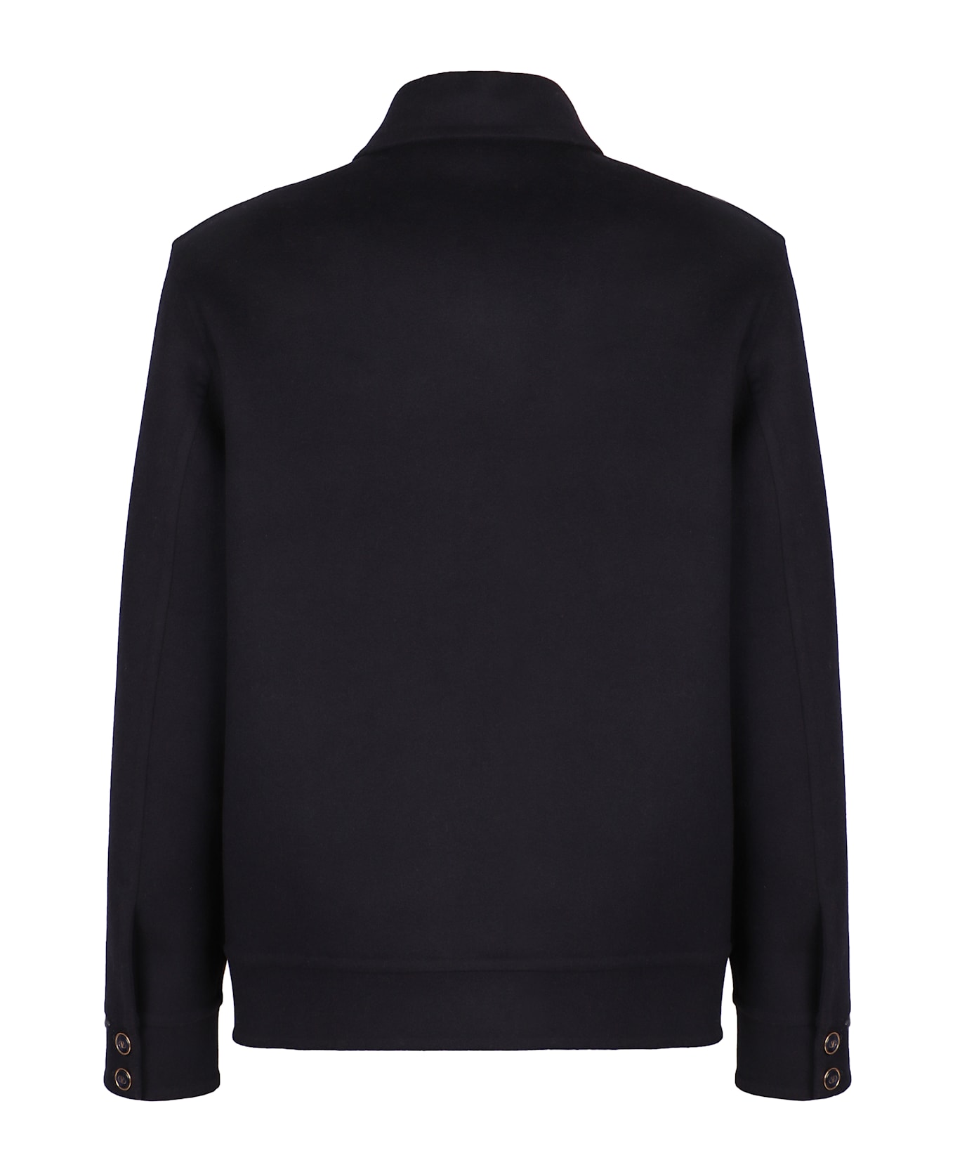 Valentino Garavani Knitted Bomber Jacket - blue