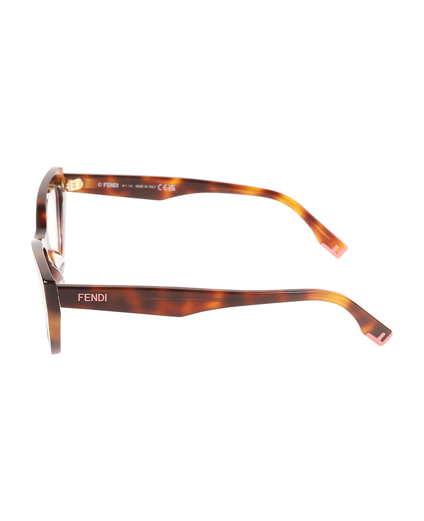 Fendi Cat-eye Flame Effect Glasses - 053 - Black