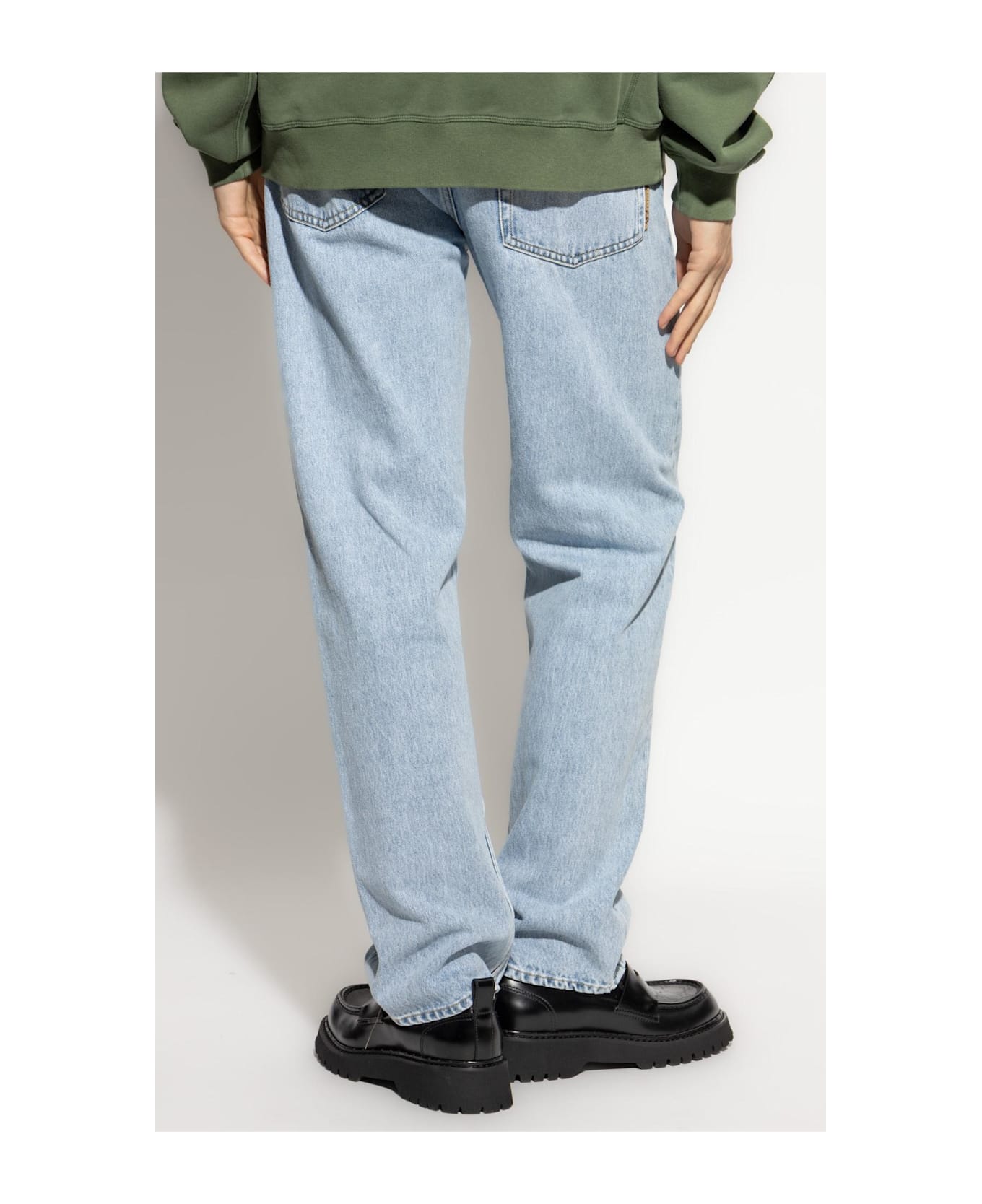 Gucci Jeans With Logo - BLU DENIM