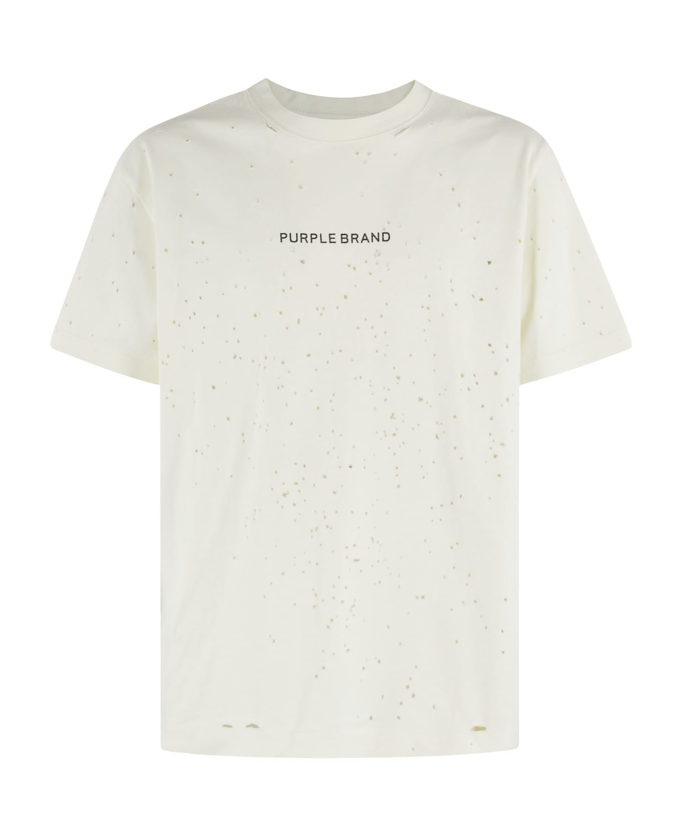 Purple Brand Hwt Jersey Ss Tee - Ivory