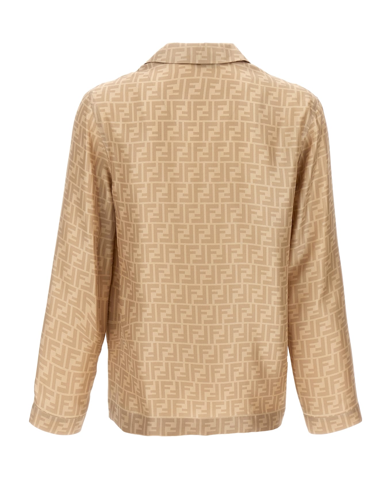 Fendi Ff Silk Shirt - SAND