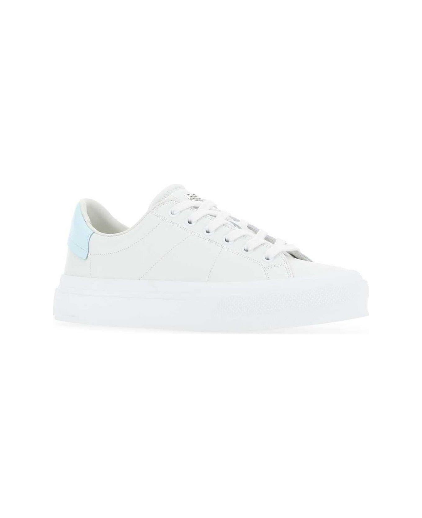 Givenchy City Court Lace-up Sneakers - White Acqua