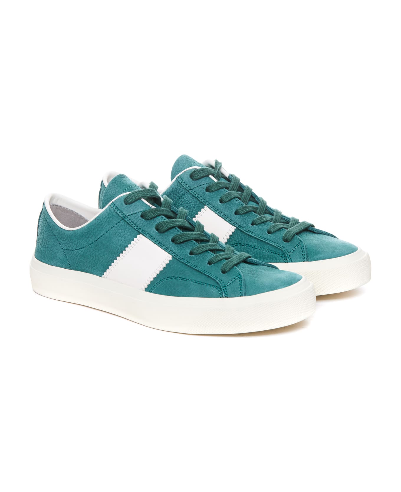Tom Ford Suede Cambridge Sneakers - Green