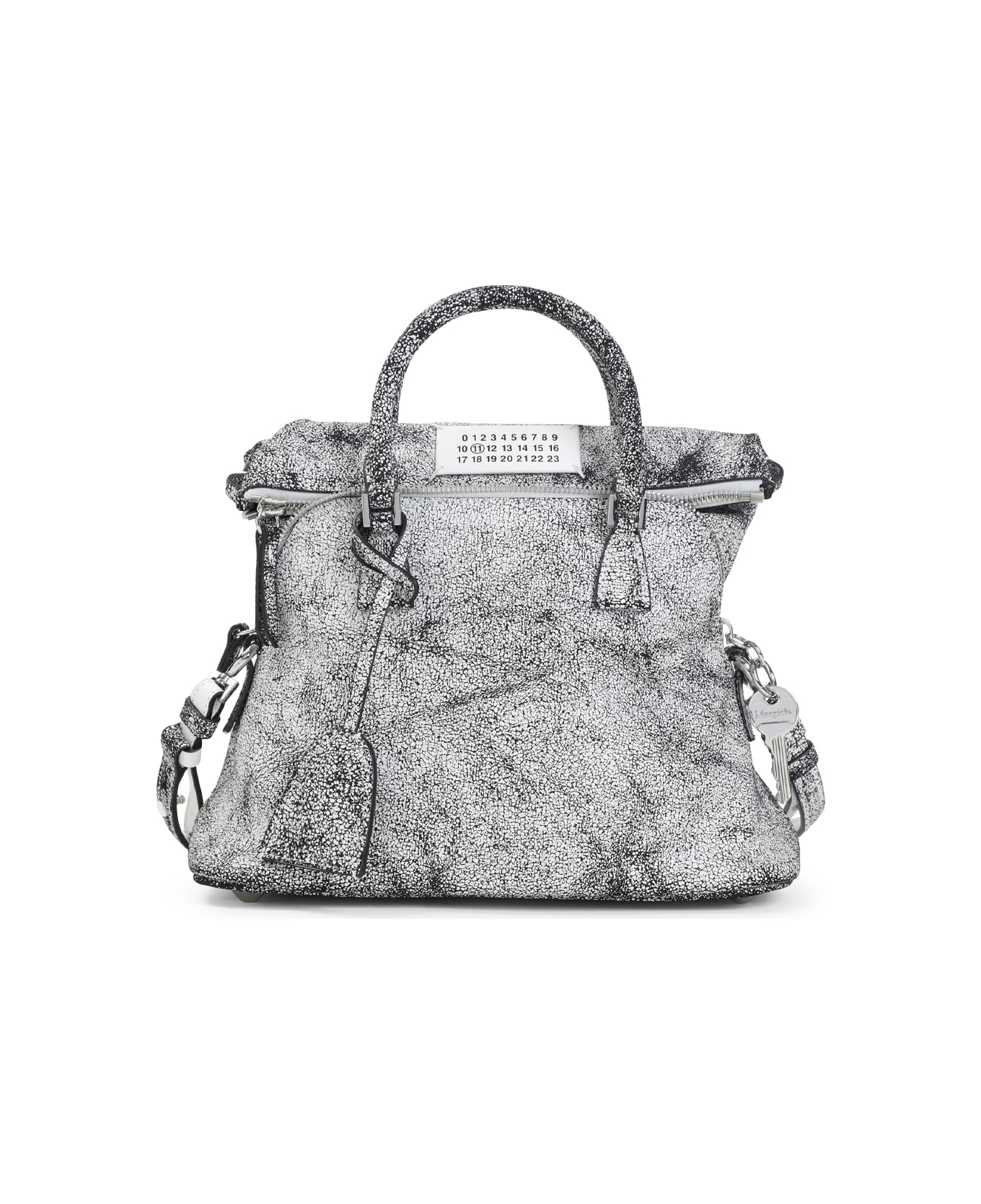 Maison Margiela 5ac Loved To Death Mini Handbag - White Black