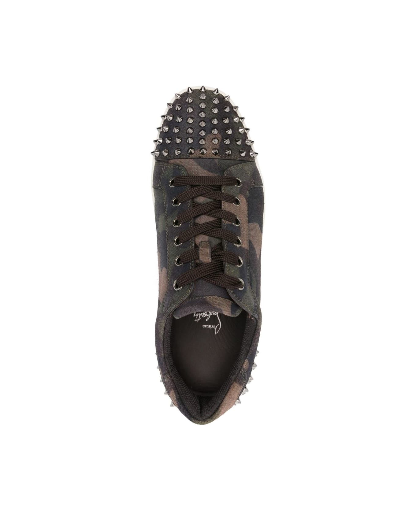 Christian Louboutin Seavaste Leather Sneakers - Brown