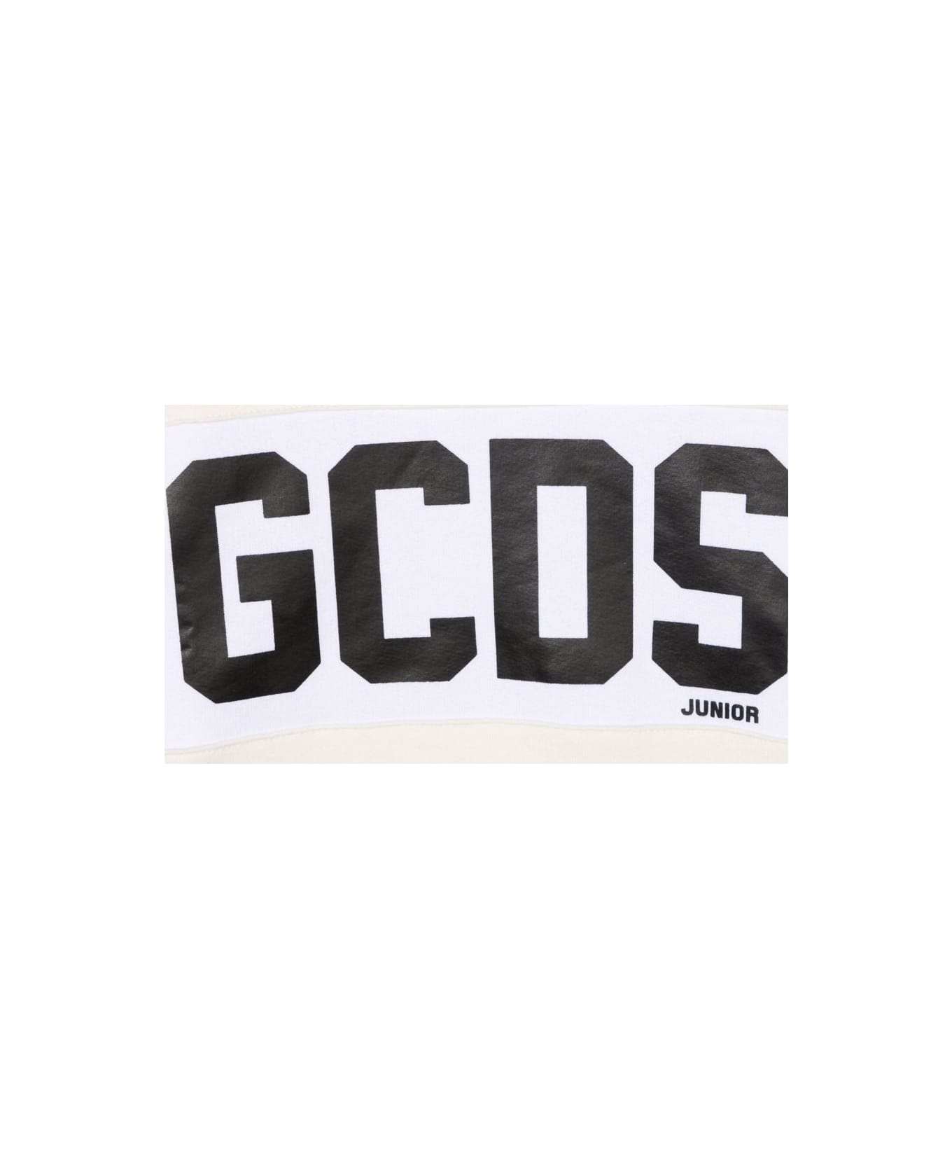 GCDS Mini Girocoll - IVORY ニットウェア＆スウェットシャツ