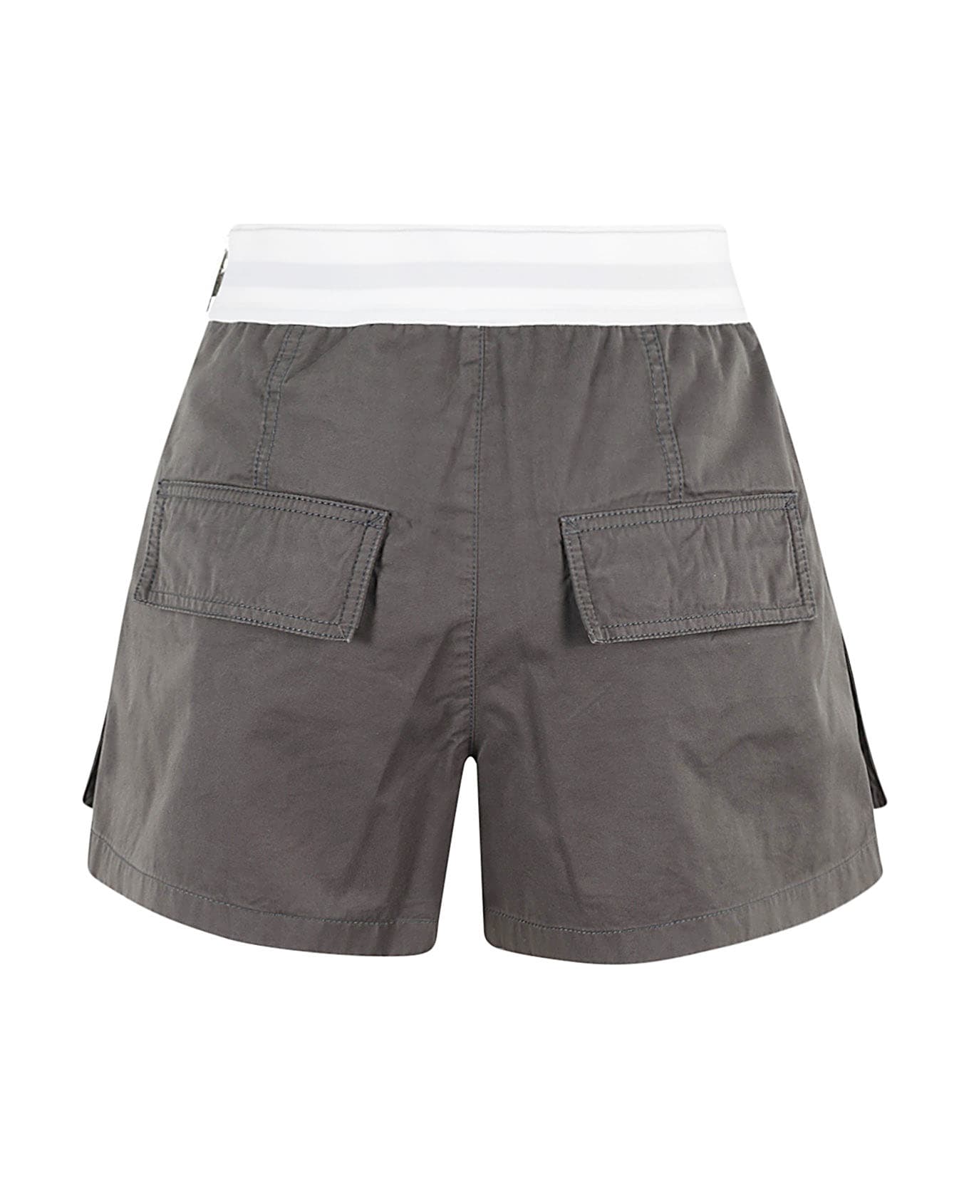 Alexander Wang High Waisted Cargo Rave Short With Logo Elastic - A ショートパンツ