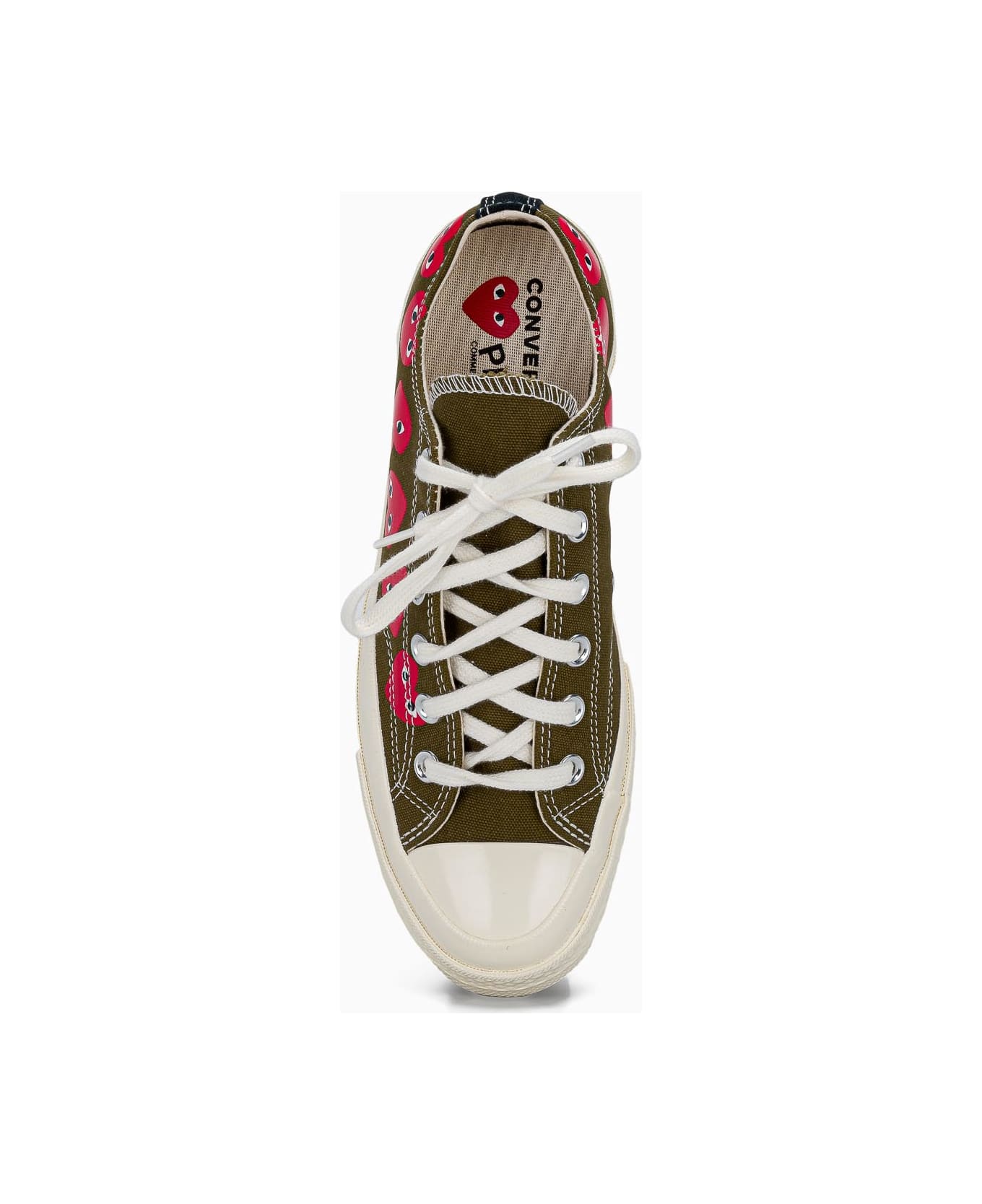 Comme des Garçons Play Comme Des Garcons Converse Chuck Taylor Low-top Multi-heart - KHAKI