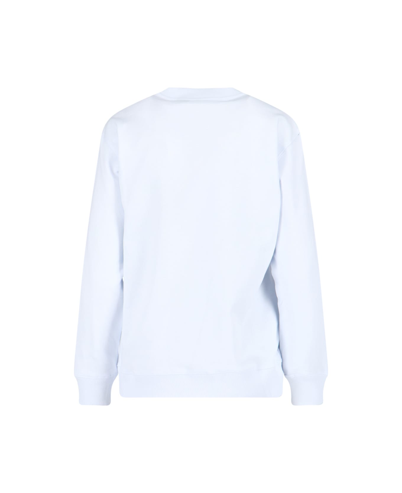 MSGM Logo Crewneck Sweatshirt - White フリース