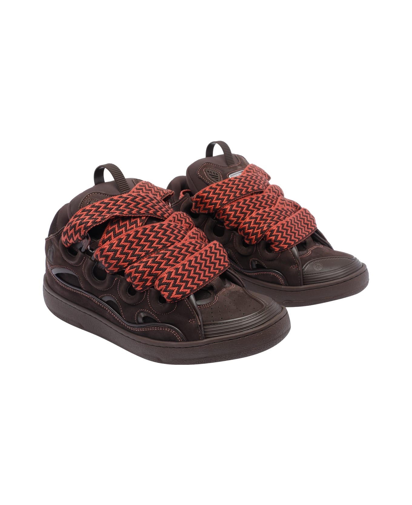 Lanvin Curb Sneakers - Brown