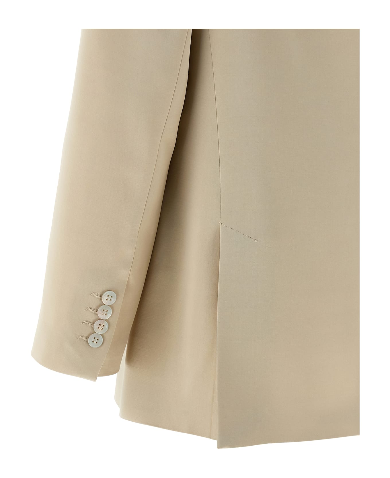 Peserico Satin Blazer - Beige