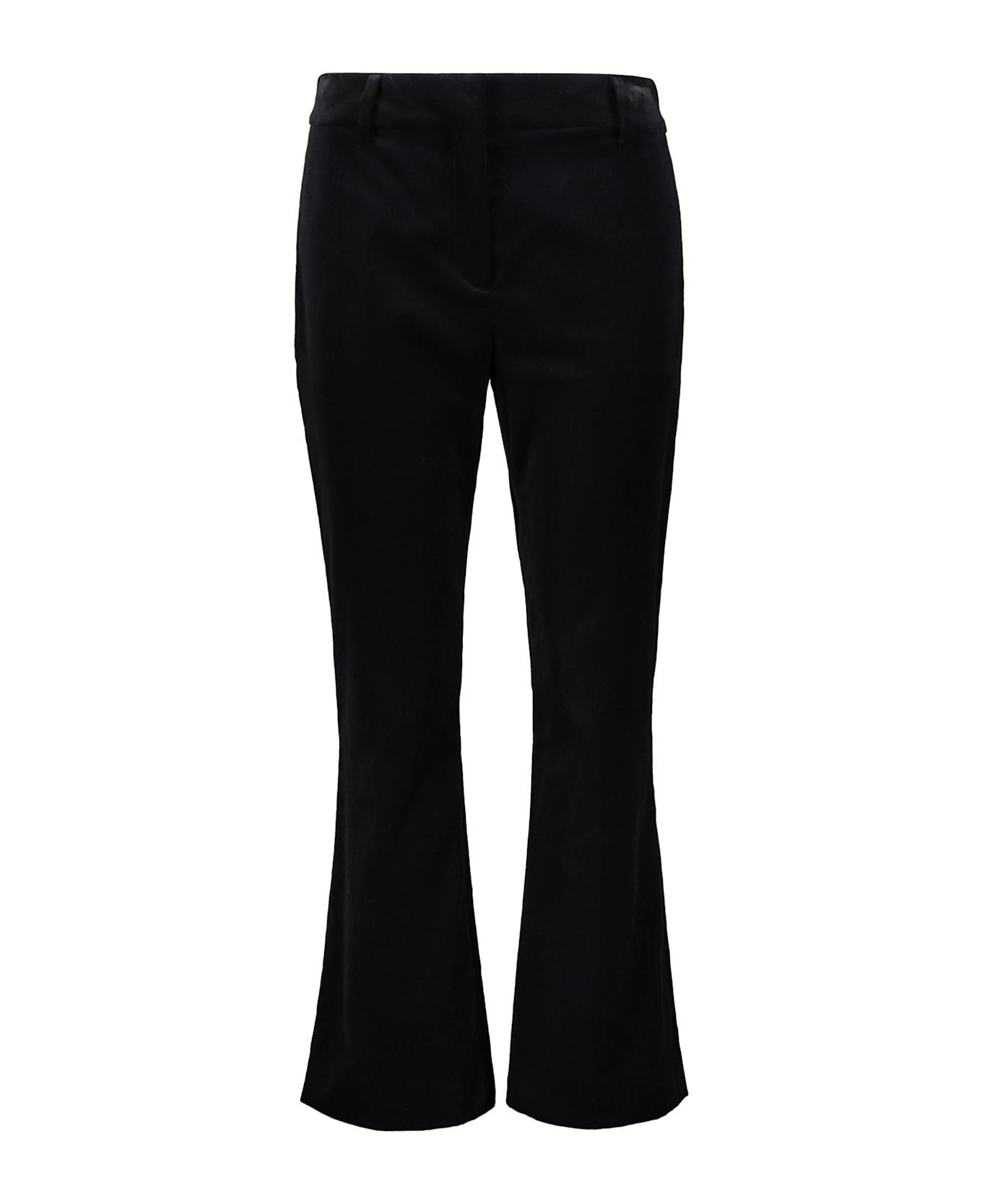 Cedric Charlier Velvet Trousers - black