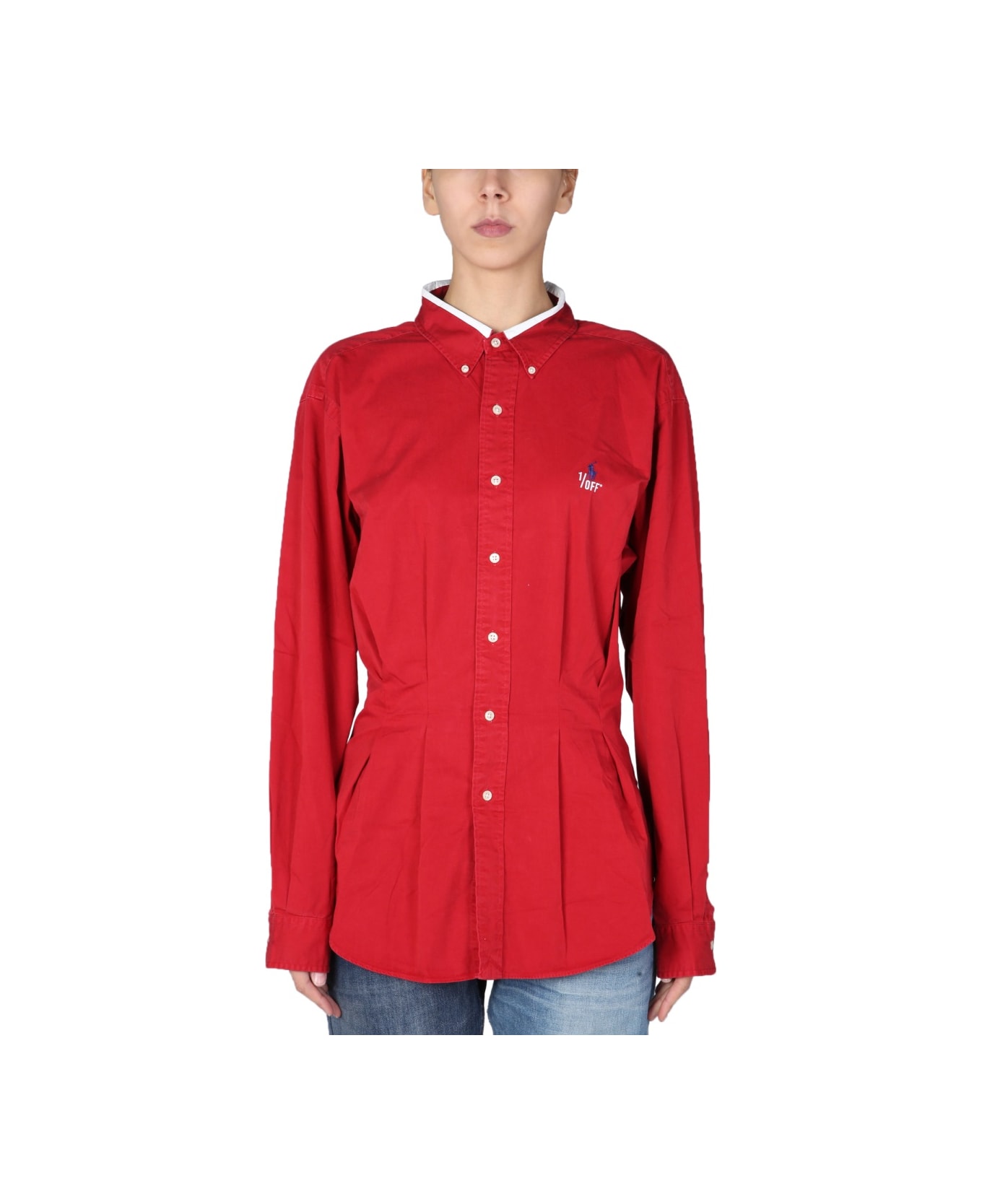 1/OFF Remade Shirt Ralph Lauren - RED
