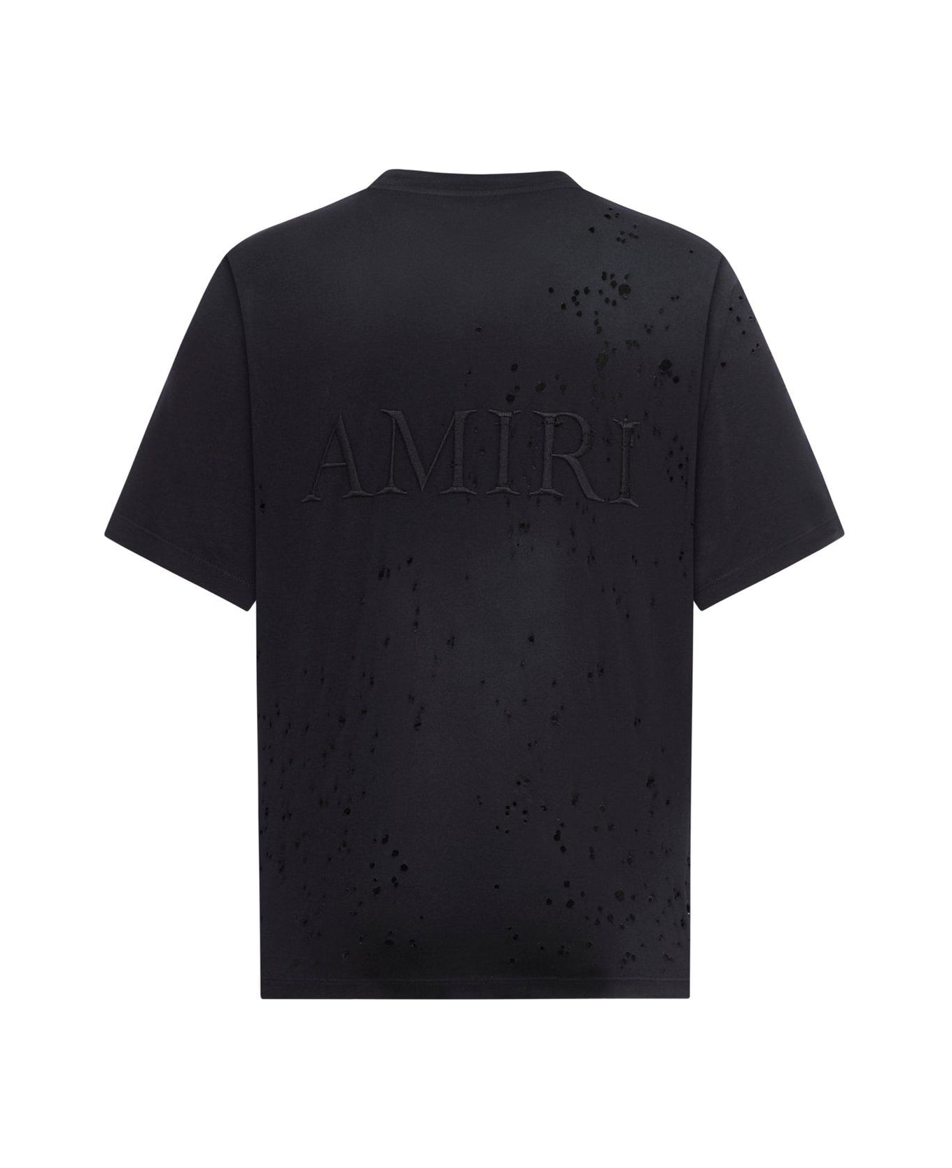 AMIRI Ma Shotgun Embroidered T-shirt - Black