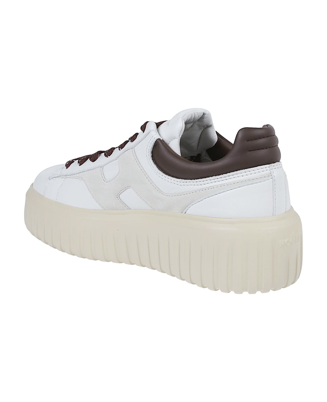 Hogan H-stripes Sneakers - Baz Yogurt/chocolate Brown