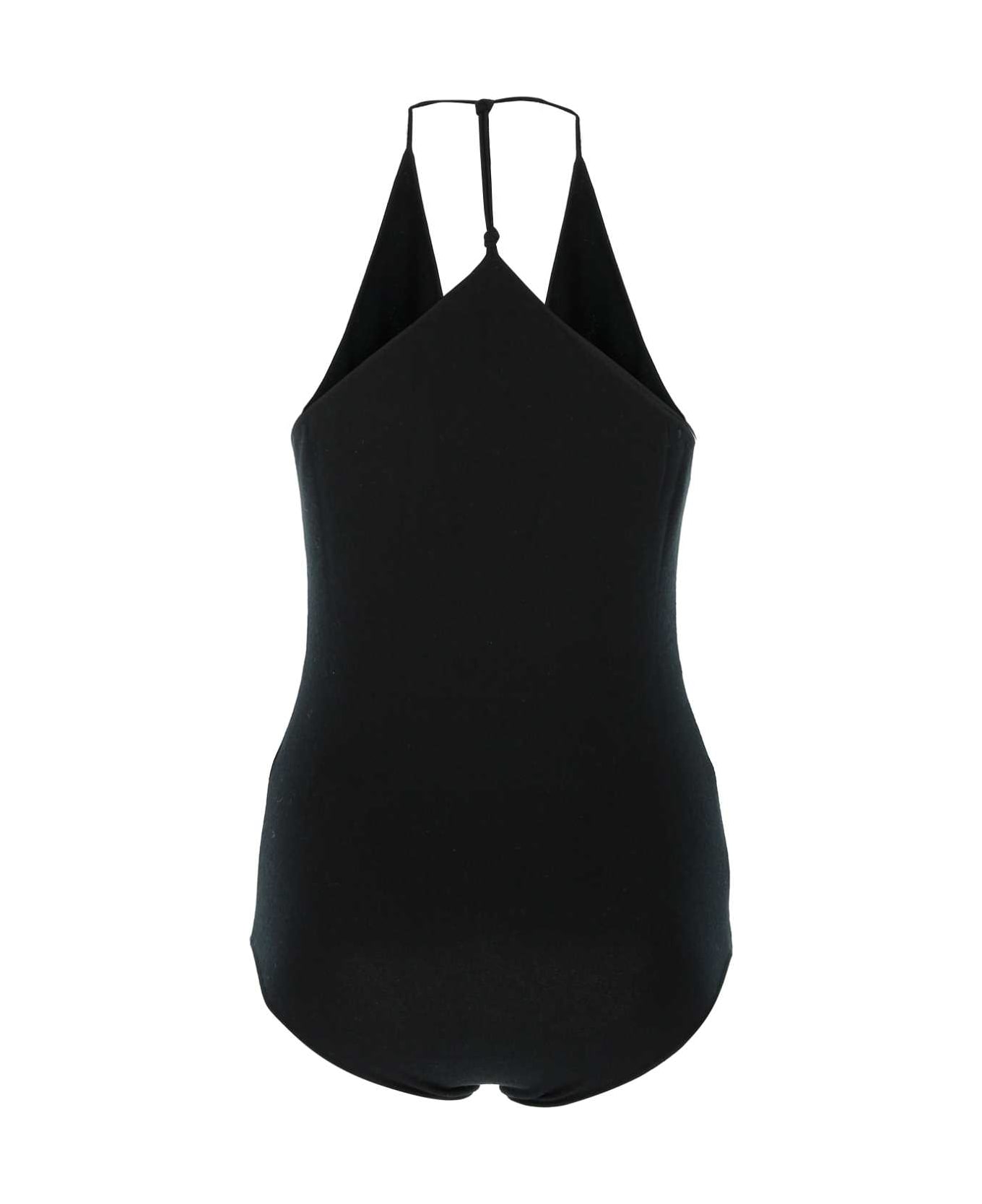 Bottega Veneta Black Cashmere Blend Bodysuit - 1000