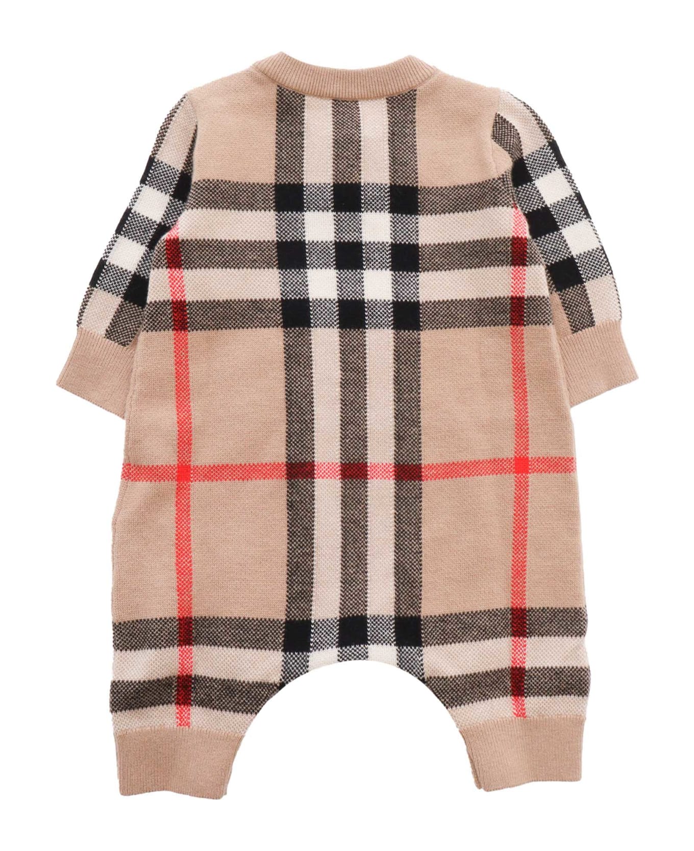 Burberry Vintage Check Romper - BEIGE ボディスーツ＆セットアップ