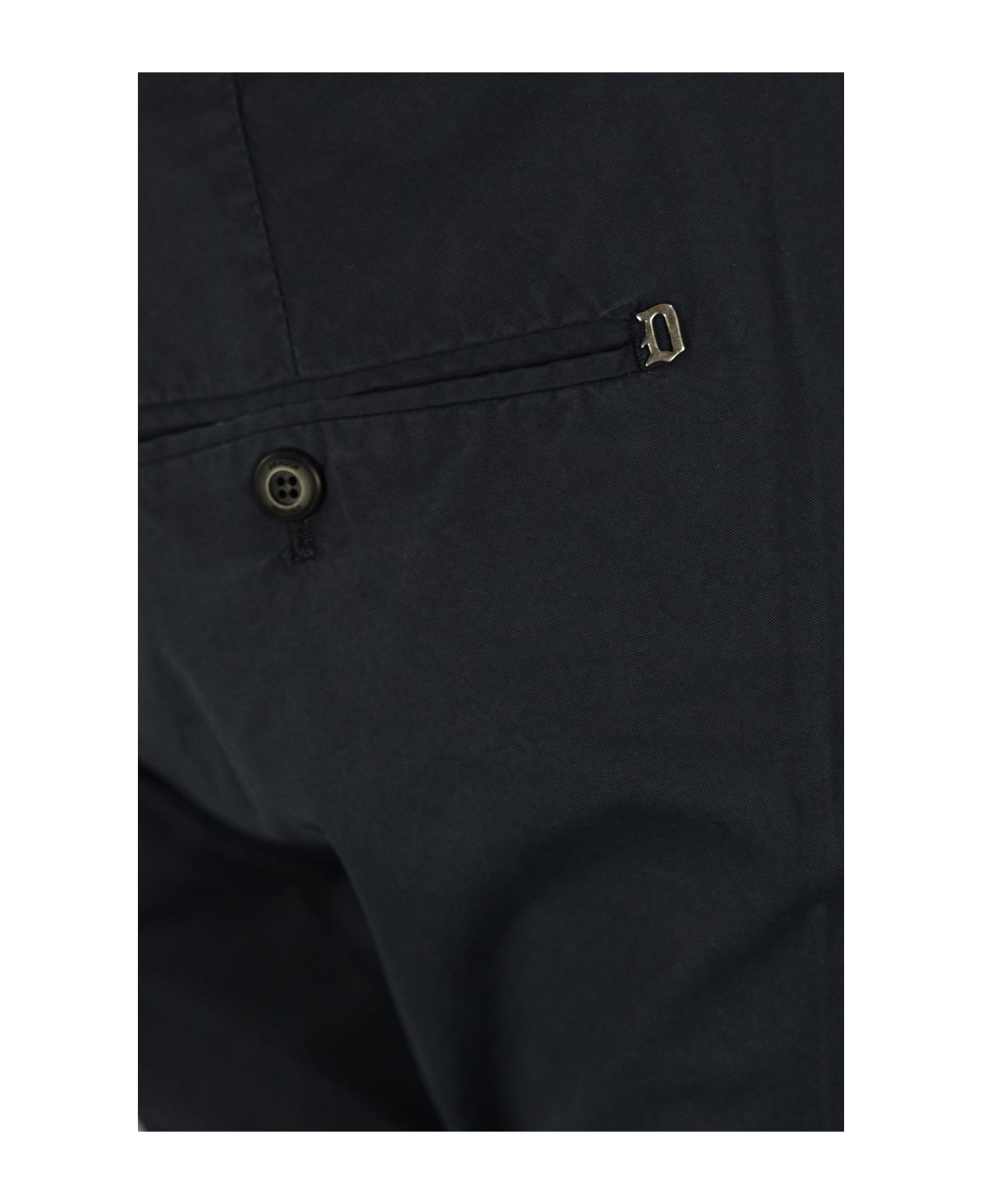 Dondup Gaubert Trousers In Stretch Cotton - Blue