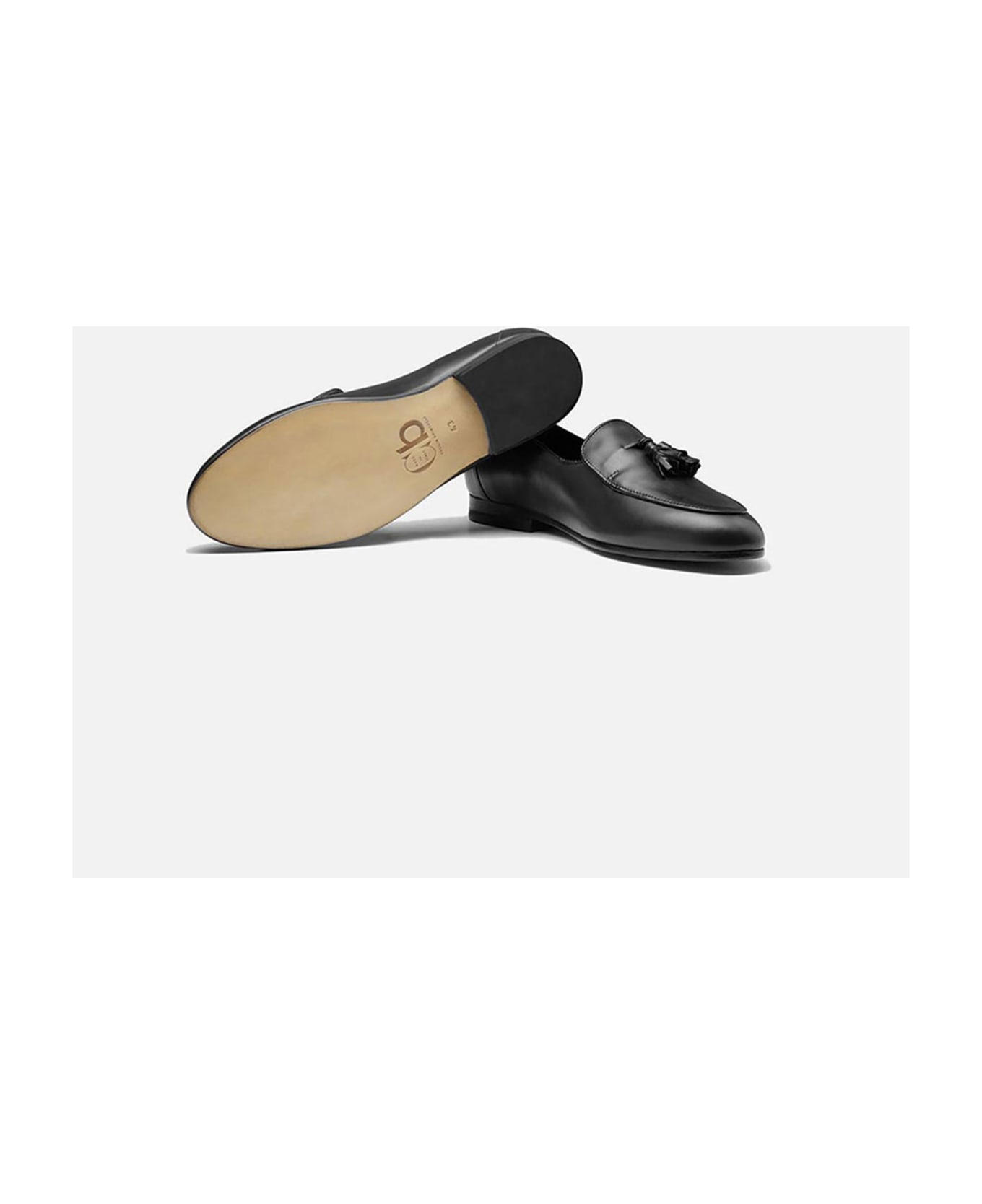 CB Made in Italy Leather Slip-on Nerano - Black