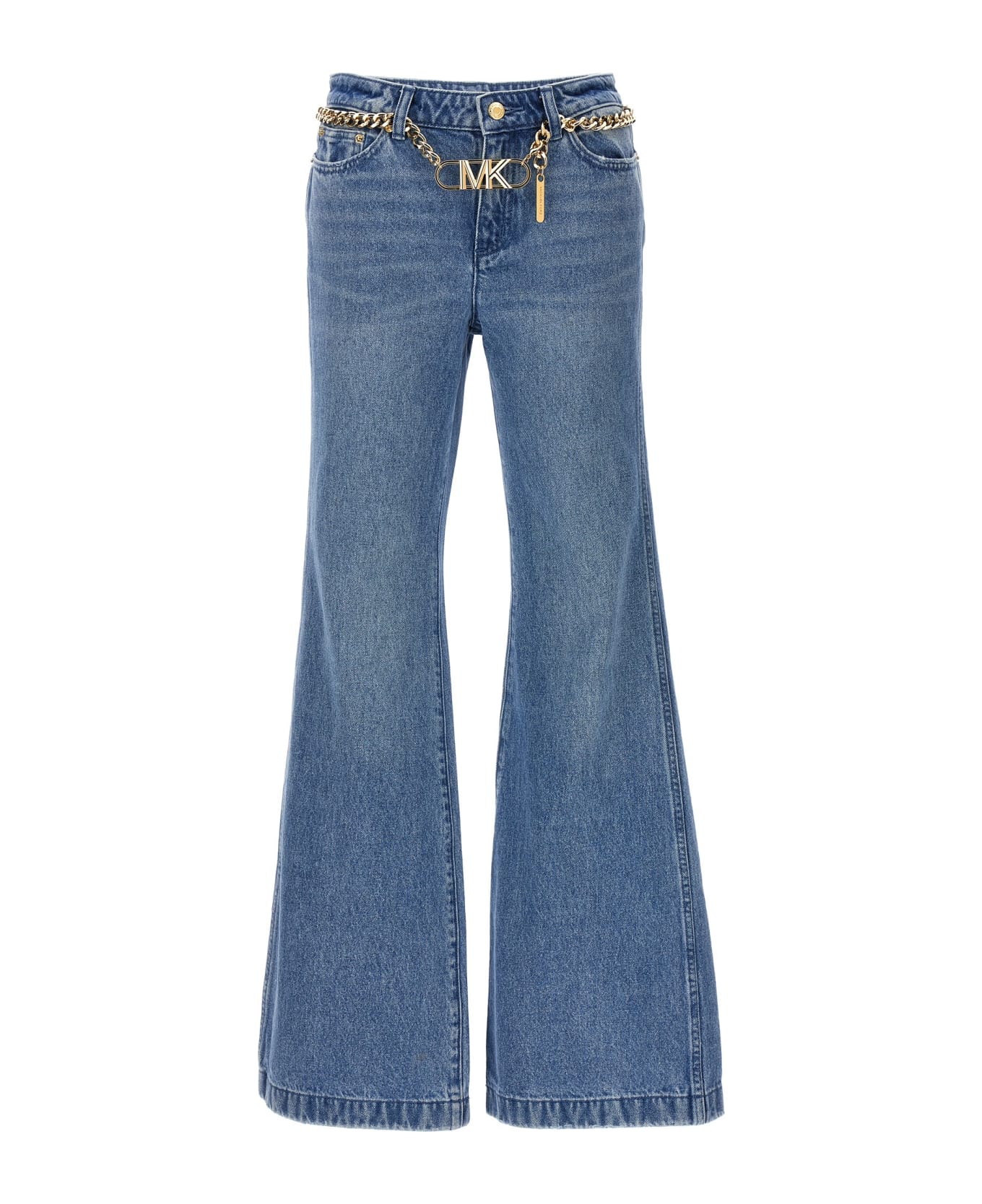 MICHAEL Michael Kors Flare Fit Jeans - Light Blue
